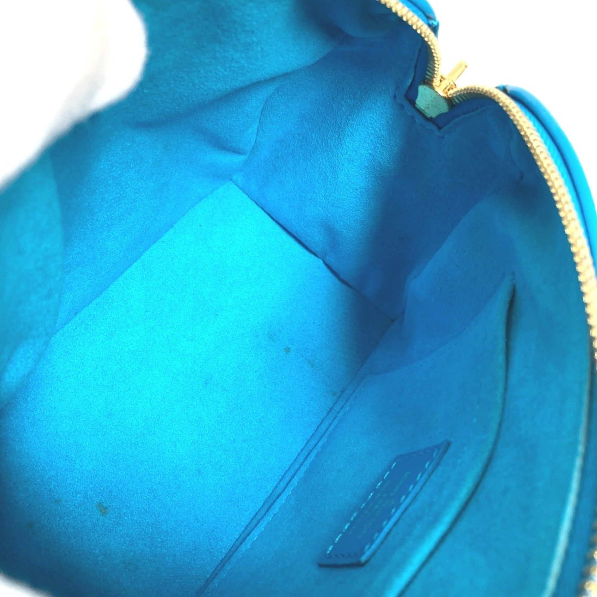 Louis Vuitton Blue Leather Handbag Shoulder Bag (Pre-Owned)
