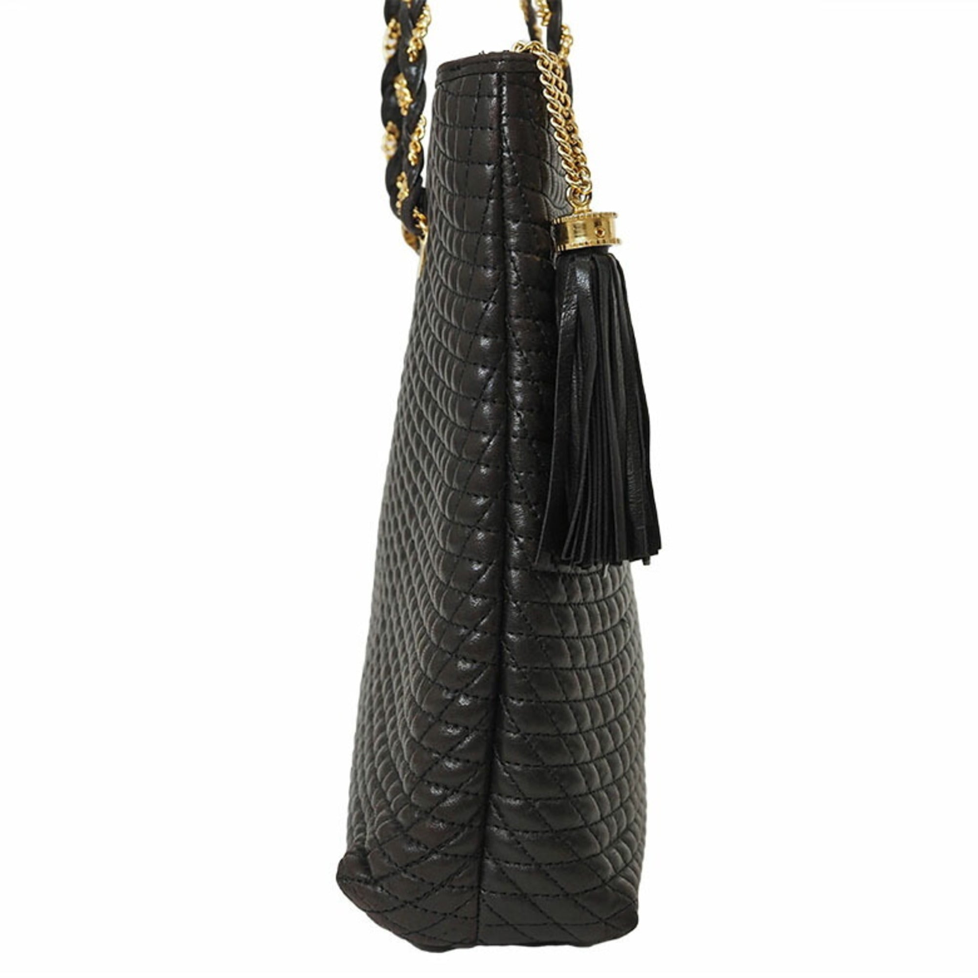 Bally Black Leather Shoulder Bag (Pre-Owned)