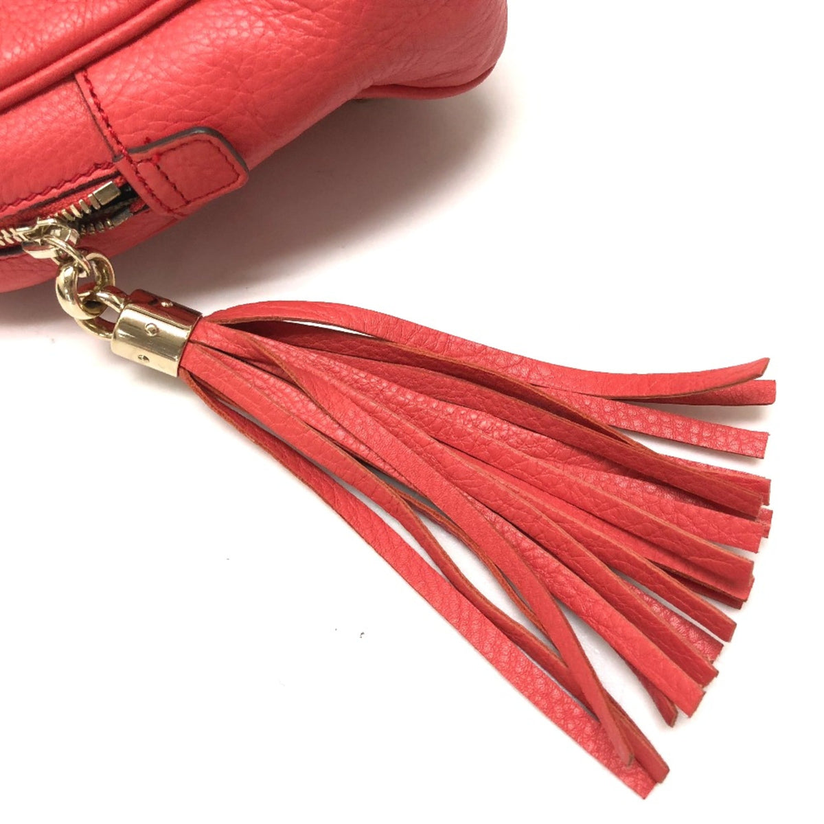 Gucci Pink Leather Shoulder Bag (Pre-Owned)