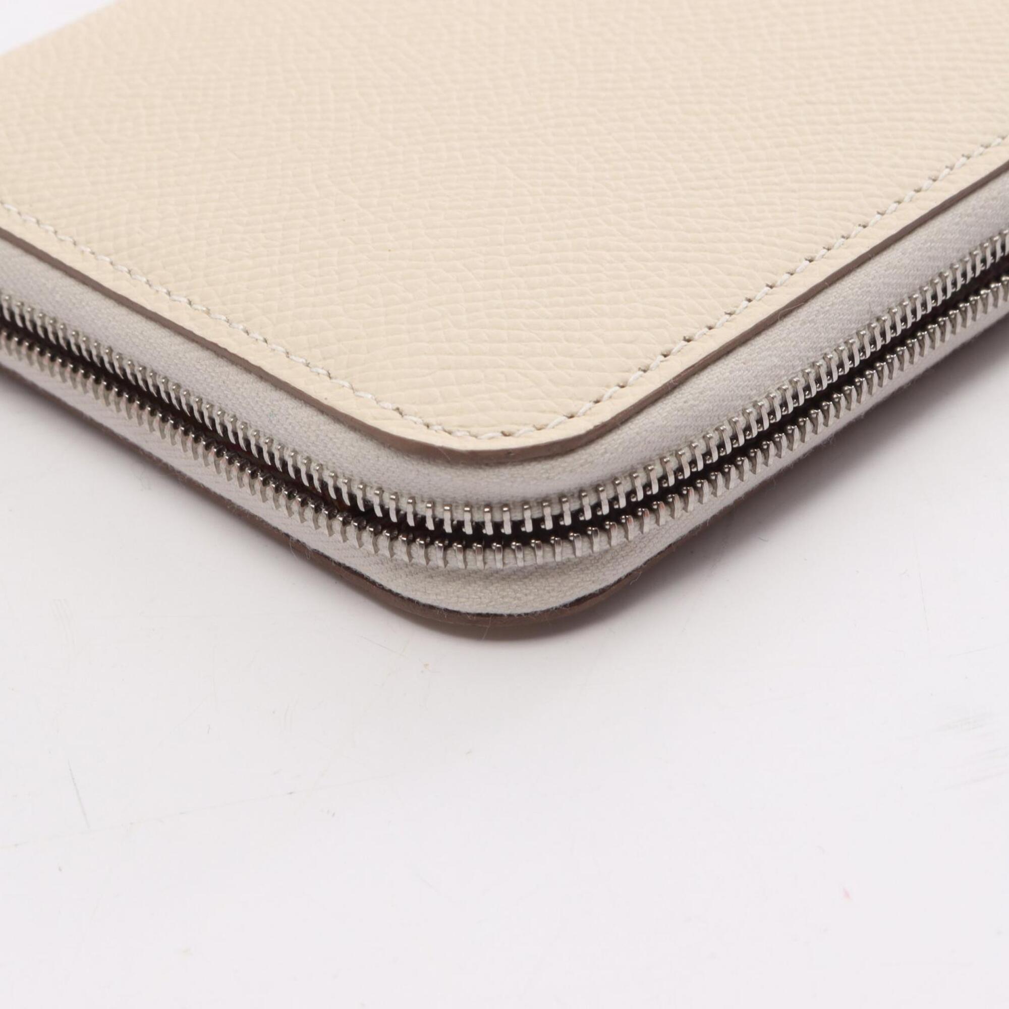 Hermes Ivory Epsom Leather Coin Purse/Coin Case (Pre-Owned)
