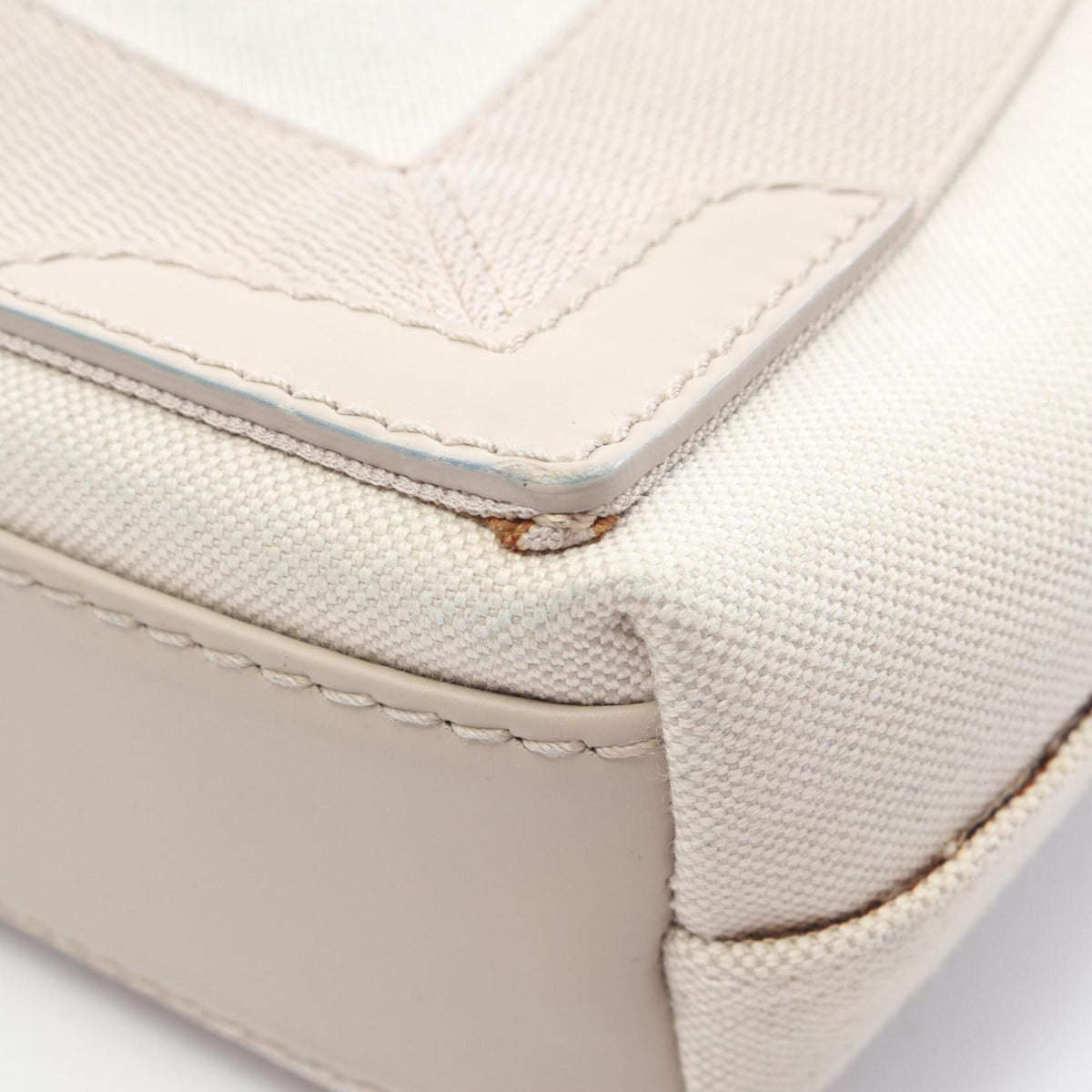Balenciaga Beige Canvas Leather Handbag (Pre-Owned)