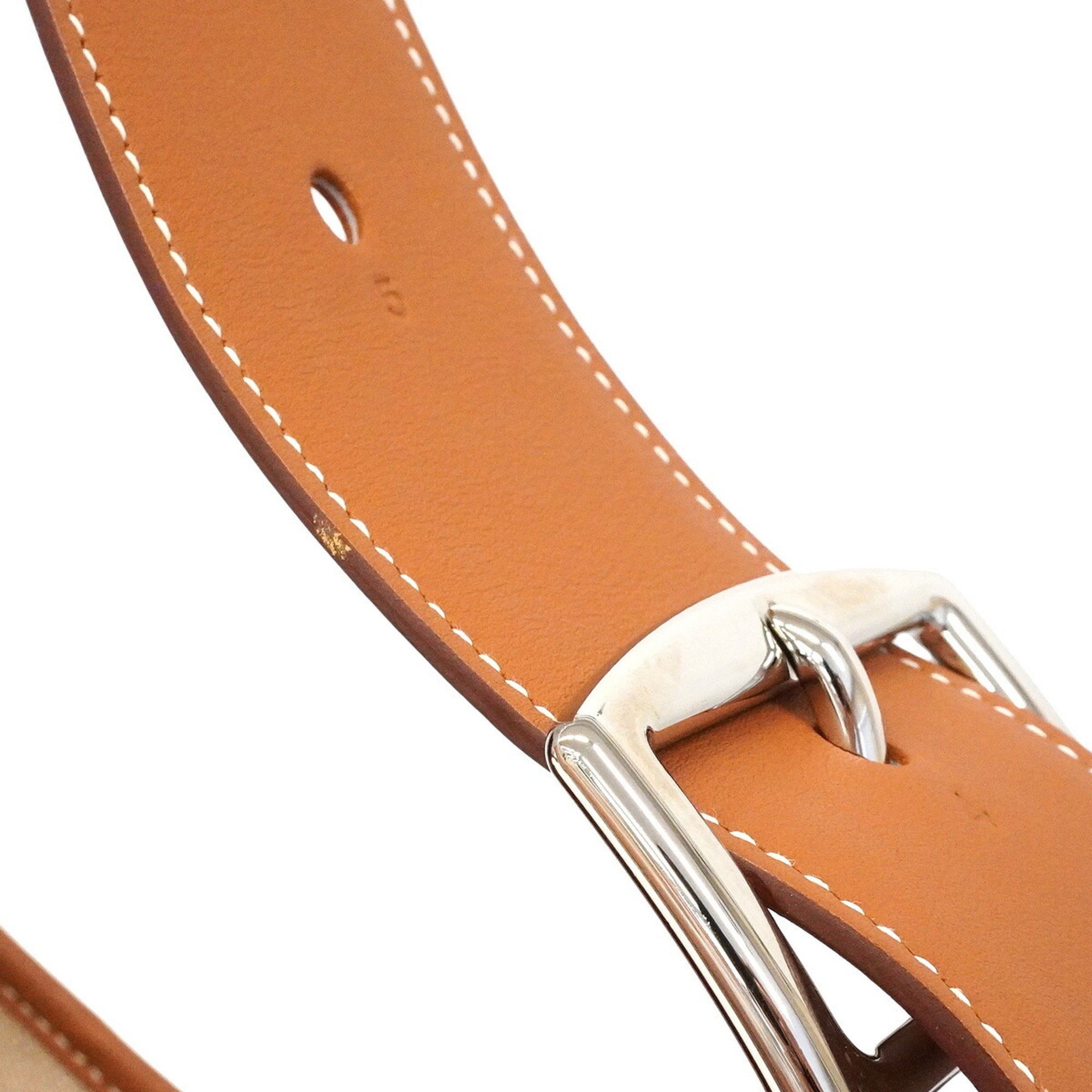 Hermes Gold Toile H Shoulder Bag (Pre-Owned)