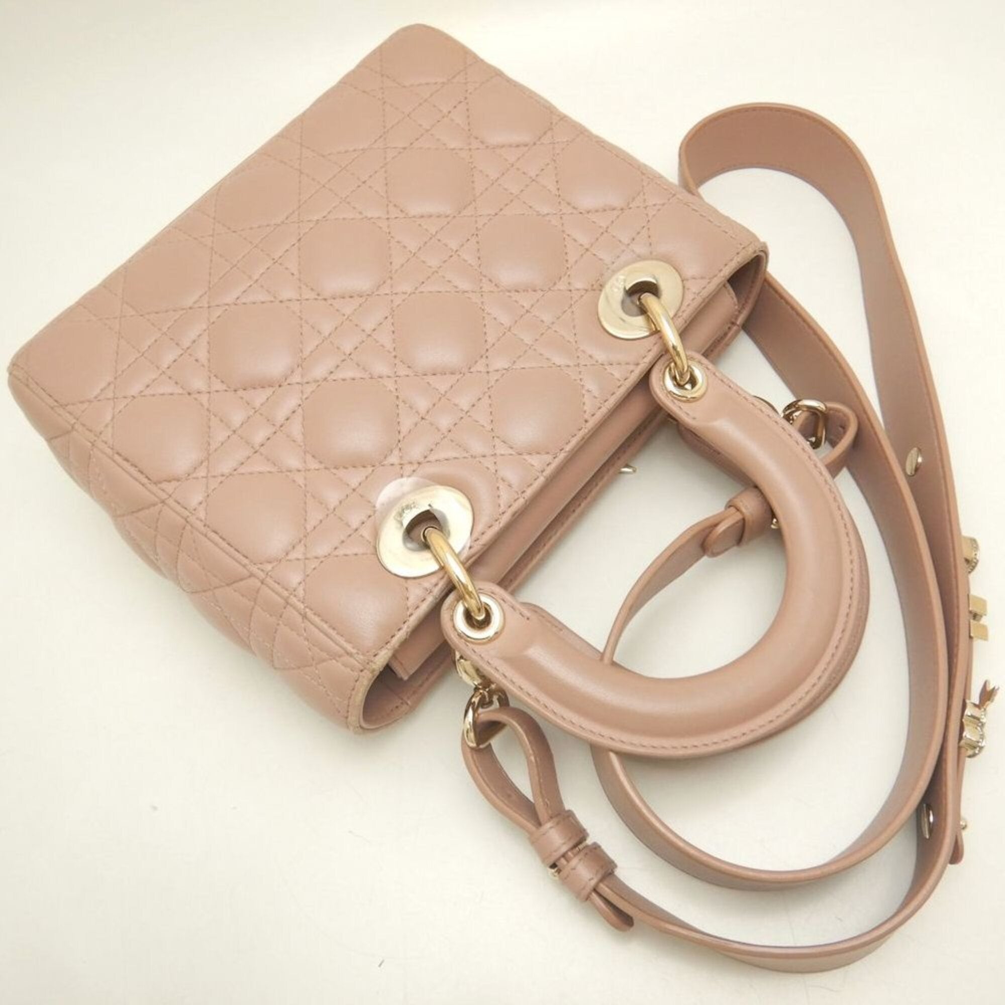 Christian Dior Pink Leather Handbag (Pre-Owned)