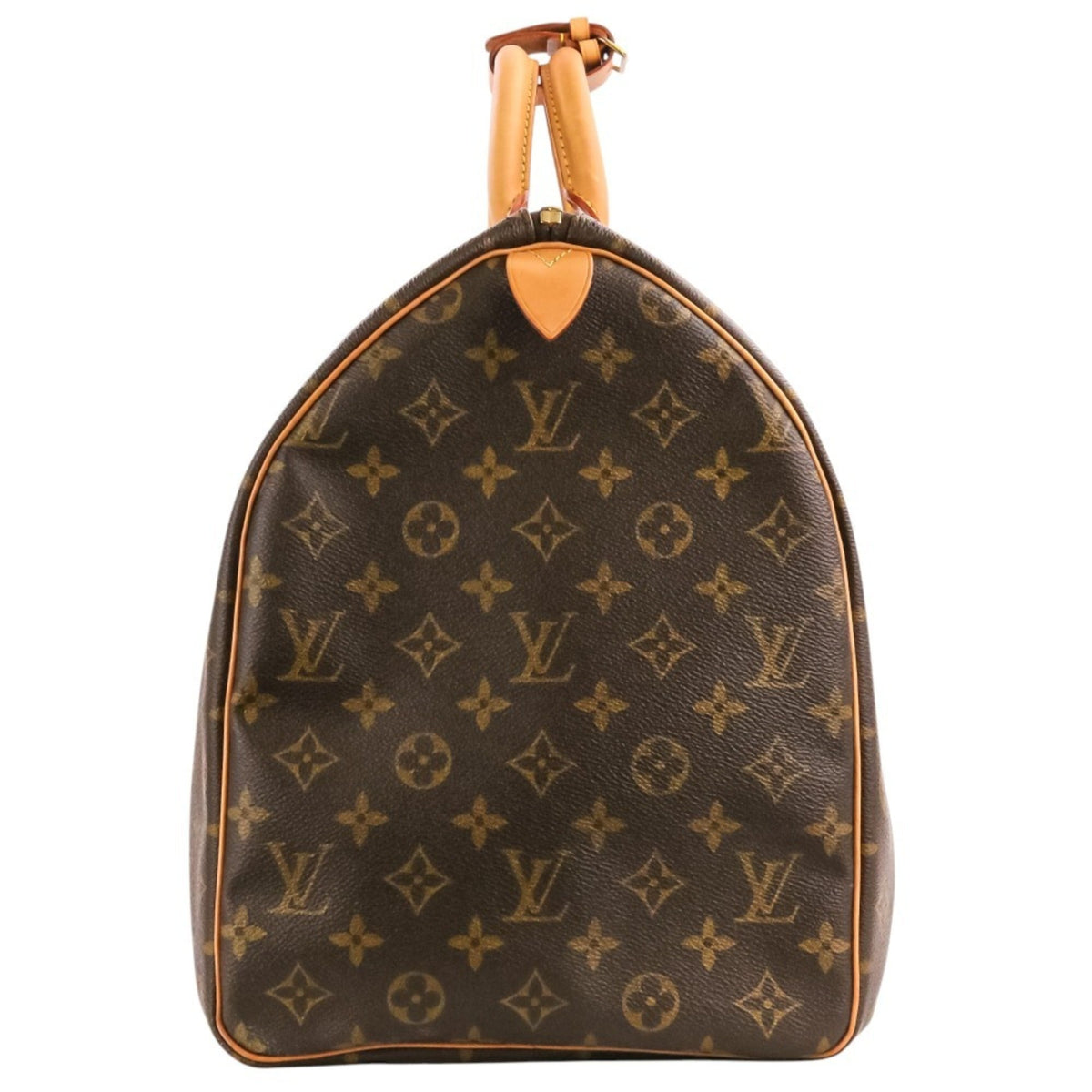 Louis Vuitton Brown Monogram Canvas Boston Bag (Pre-Owned)