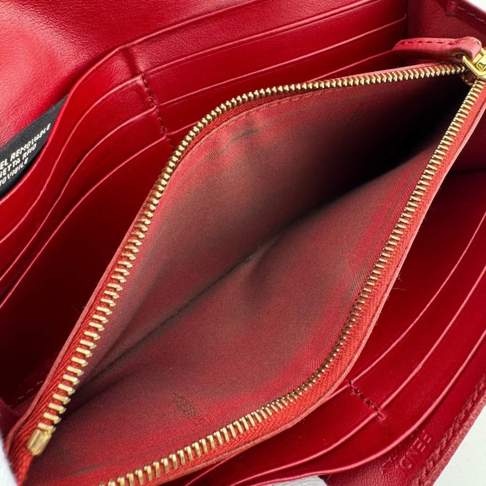 Fendi Red Color Leather (Pre-Owned)