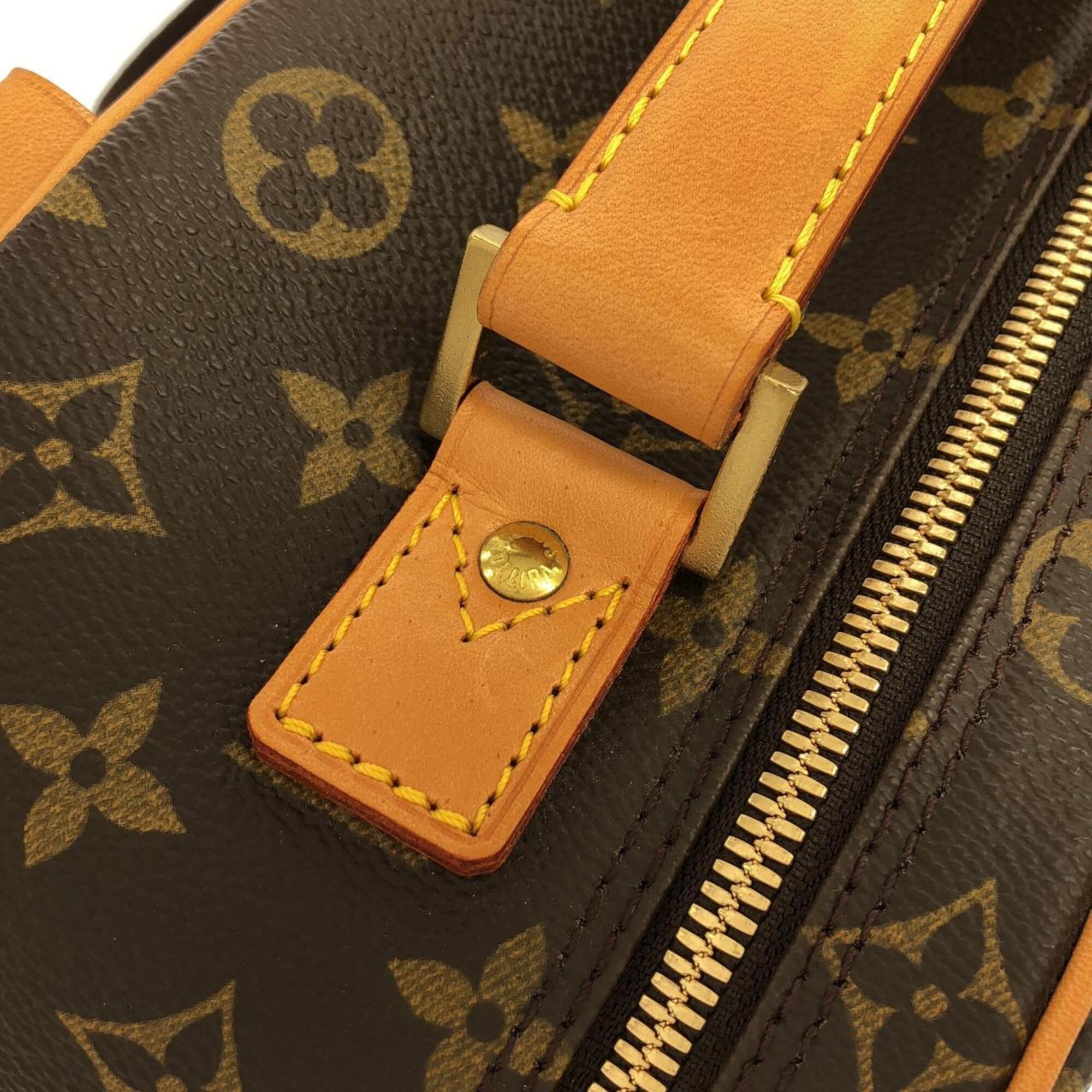 Louis Vuitton Marron Coated Canvas Shoulder Bag (Pre-Owned)