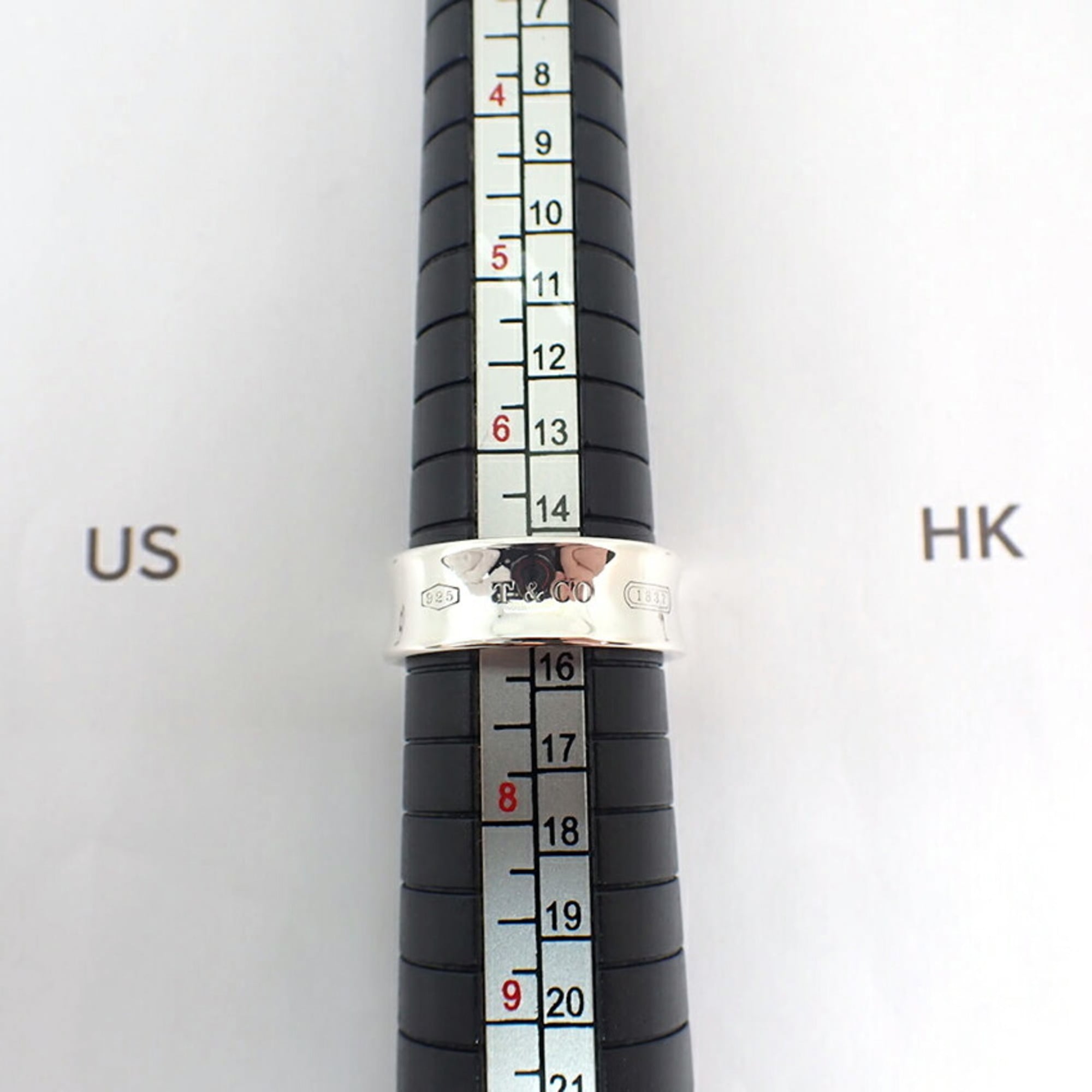 Tiffany Sterling Silver 925 Band Ring (Pre-Owned)
