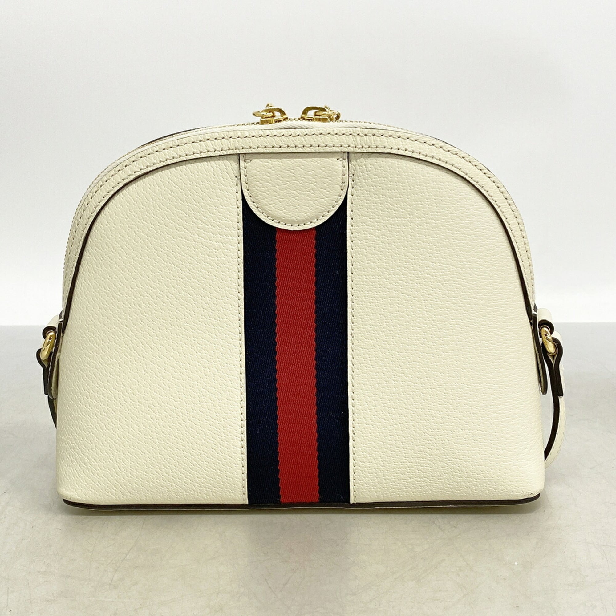 Gucci Ivory Leather Shoulder Bag (Pre-Owned)