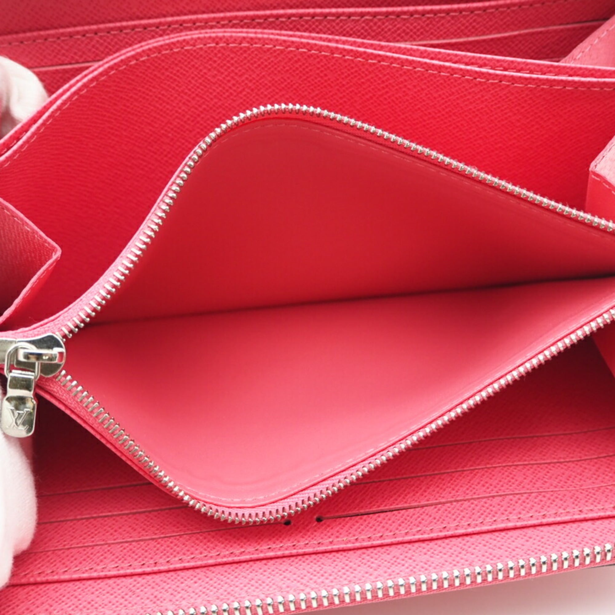 Louis Vuitton Epi Pink Leather Long Bill Wallet (Bi-Fold) (Pre-Owned)