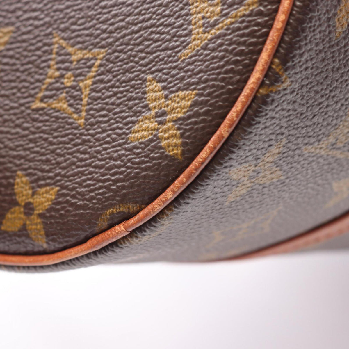 Louis Vuitton Monogram Brown Coated Canvas Leather Handbag (Pre-Owned)