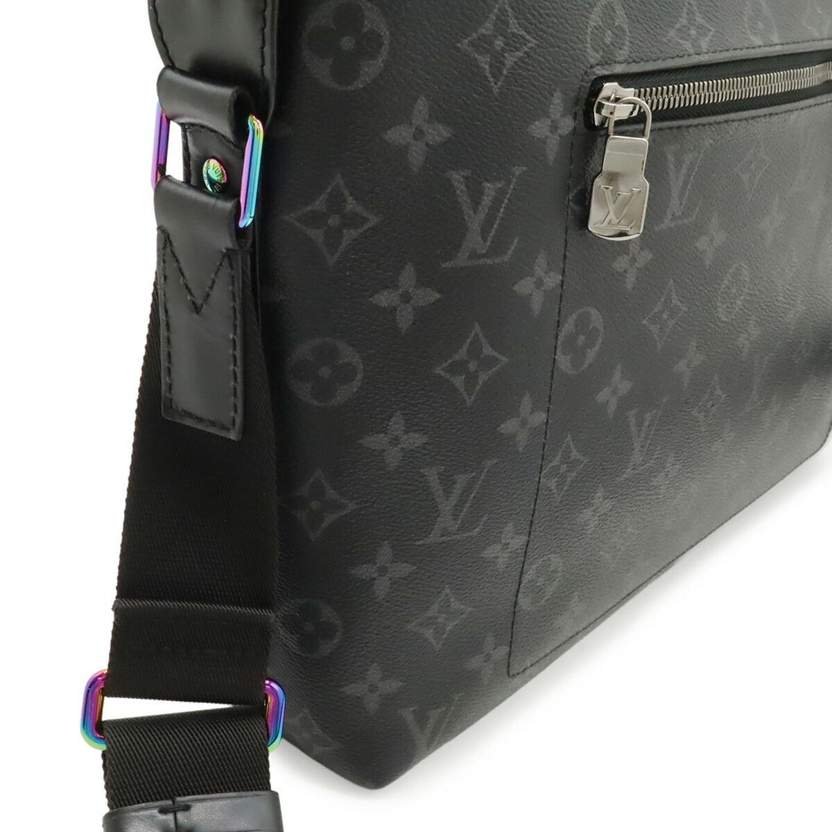 Louis Vuitton Monogram Eclipse Canvas Messenger Bag Shoulder Bag (Pre-Owned)