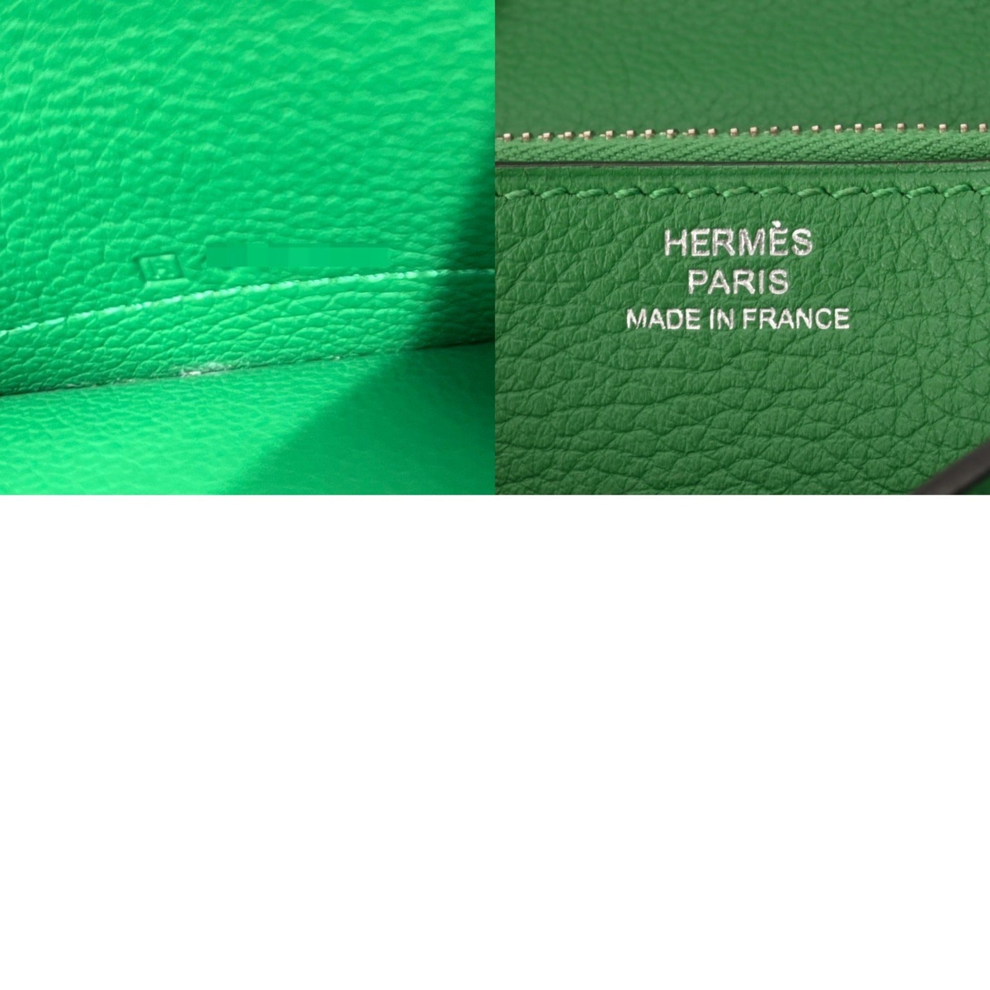 Hermes Bambou Evercalf Leather Shoulder Bag (Pre-Owned)