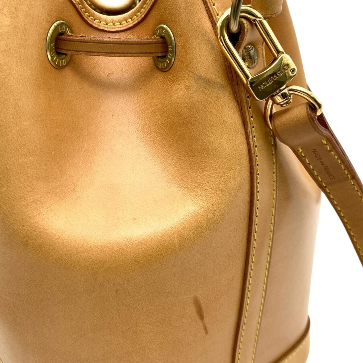 Louis Vuitton Beige Nomade Leather Handbag (Pre-Owned)