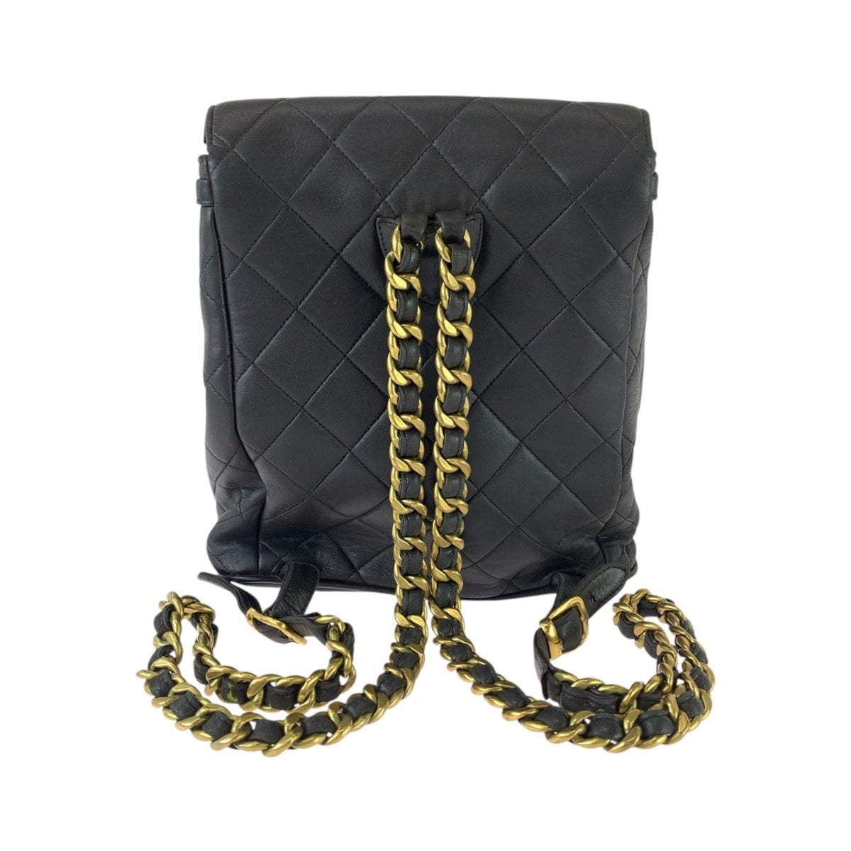 Chanel Black Leather Backpack (Pre-Owned)