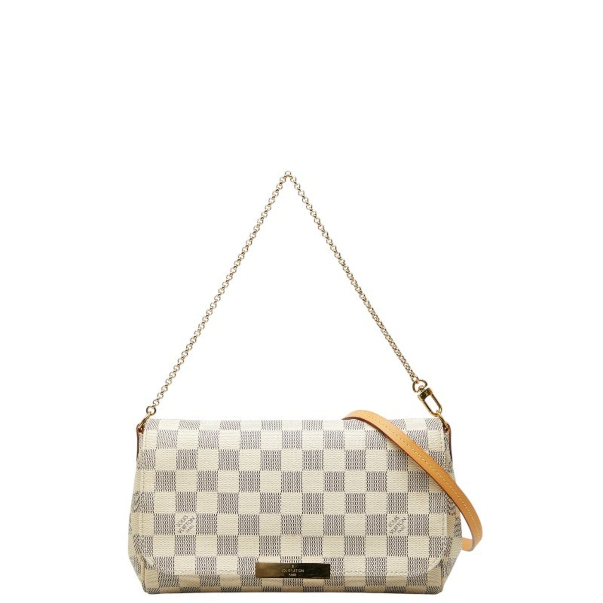 Louis Vuitton White Pvc Leather Handbag Shoulder Bag (Pre-Owned)