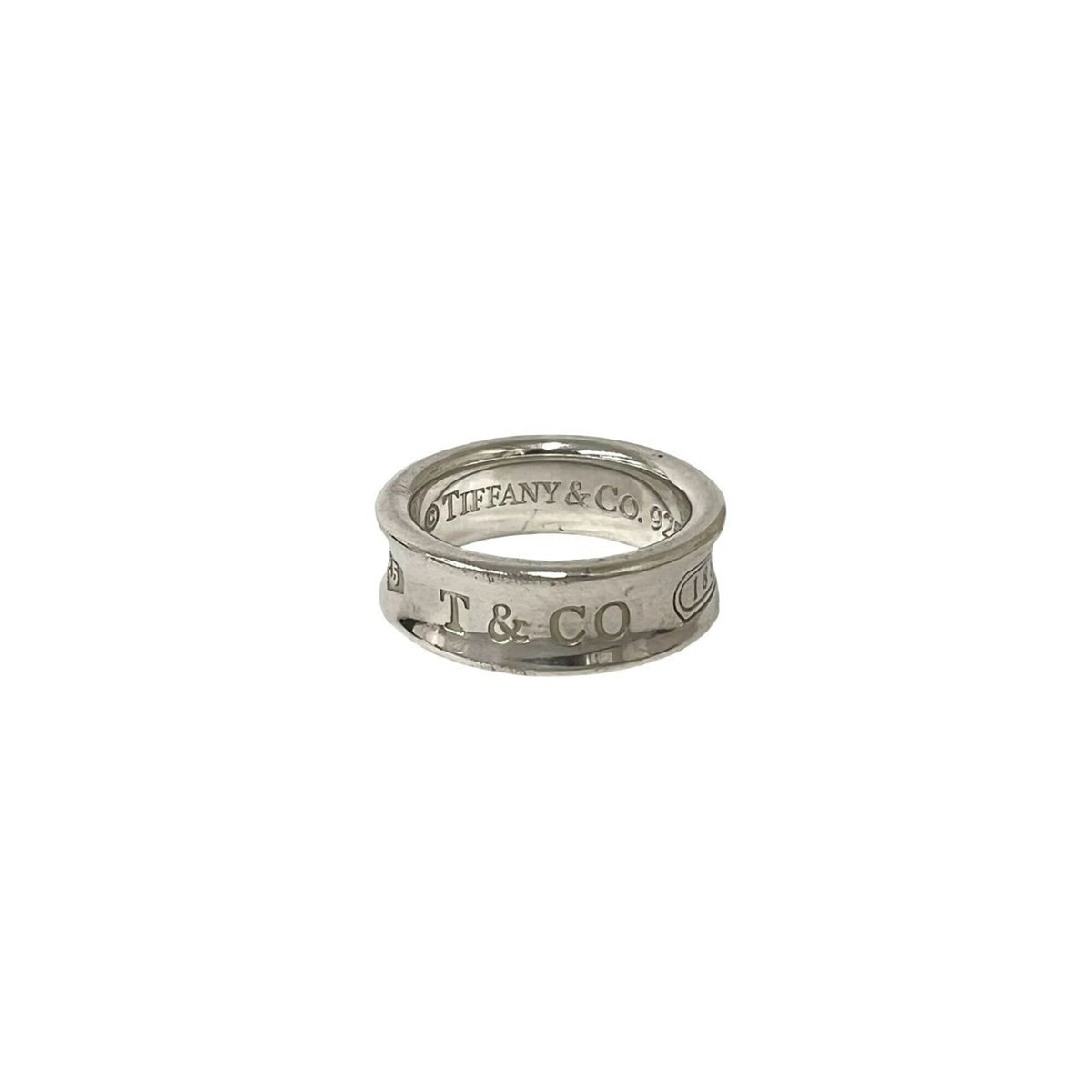 Tiffany Silver Silver 925 Band Ring (Pre-Owned)