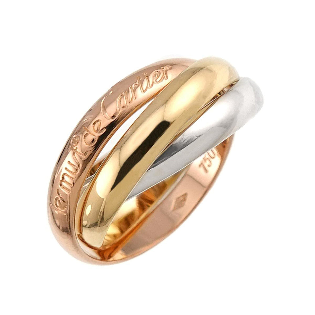 Cartier Yellow Gold (18K) Pink Gold (18K) White Gold (18K) Band Ring (Pre-Owned)