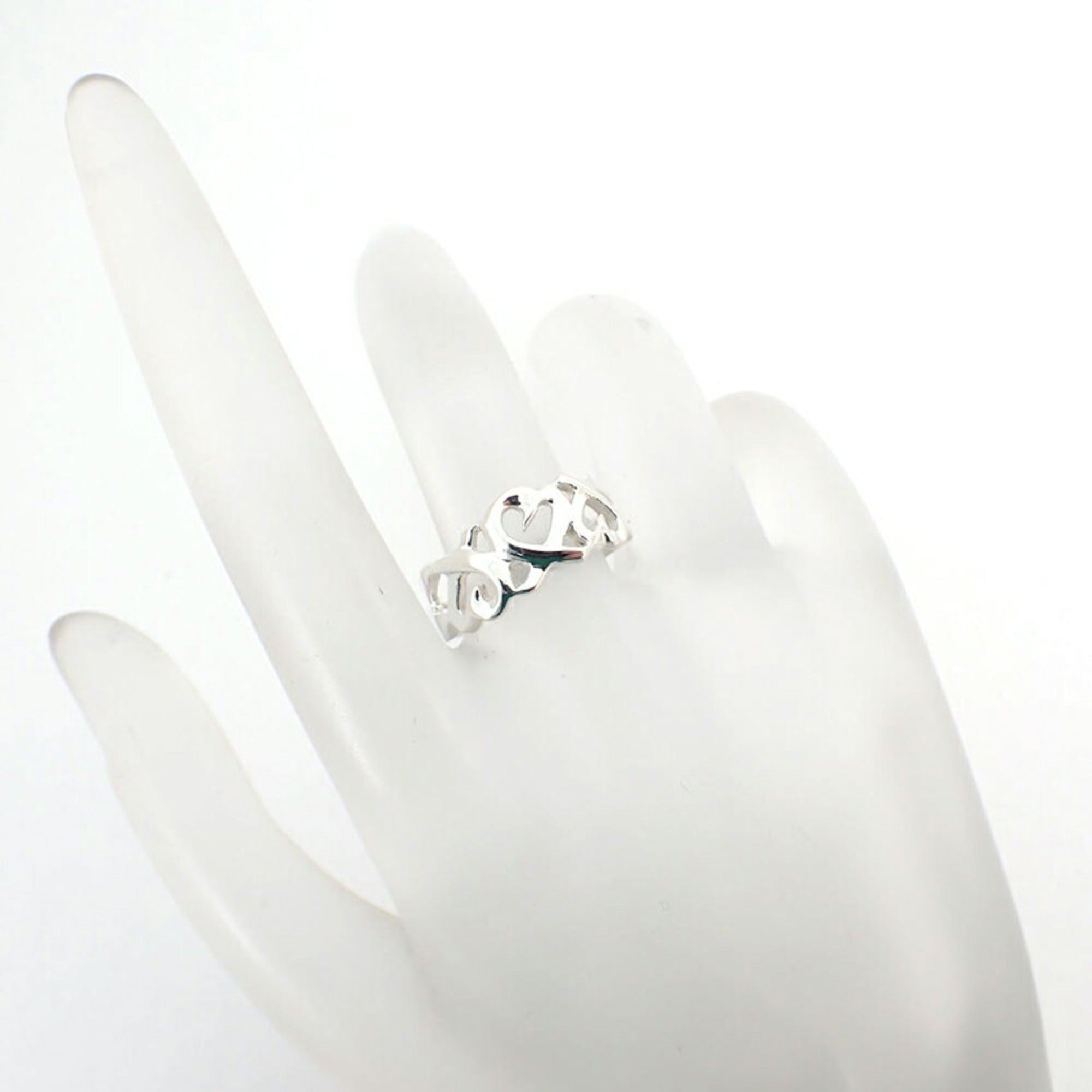 Tiffany Sterling Silver 925 Band Ring (Pre-Owned)