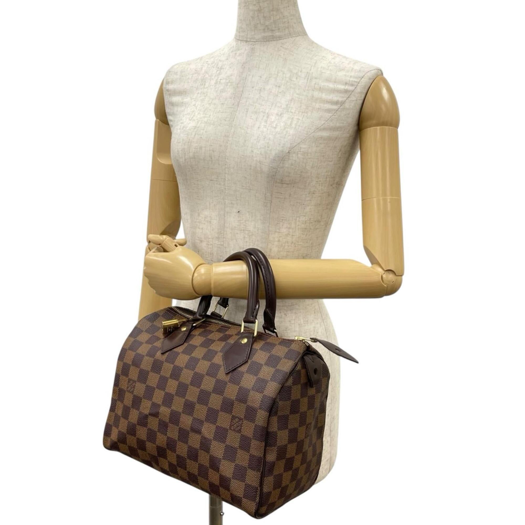 Louis Vuitton Damier Brown Damier Canvas Handbag (Pre-Owned)
