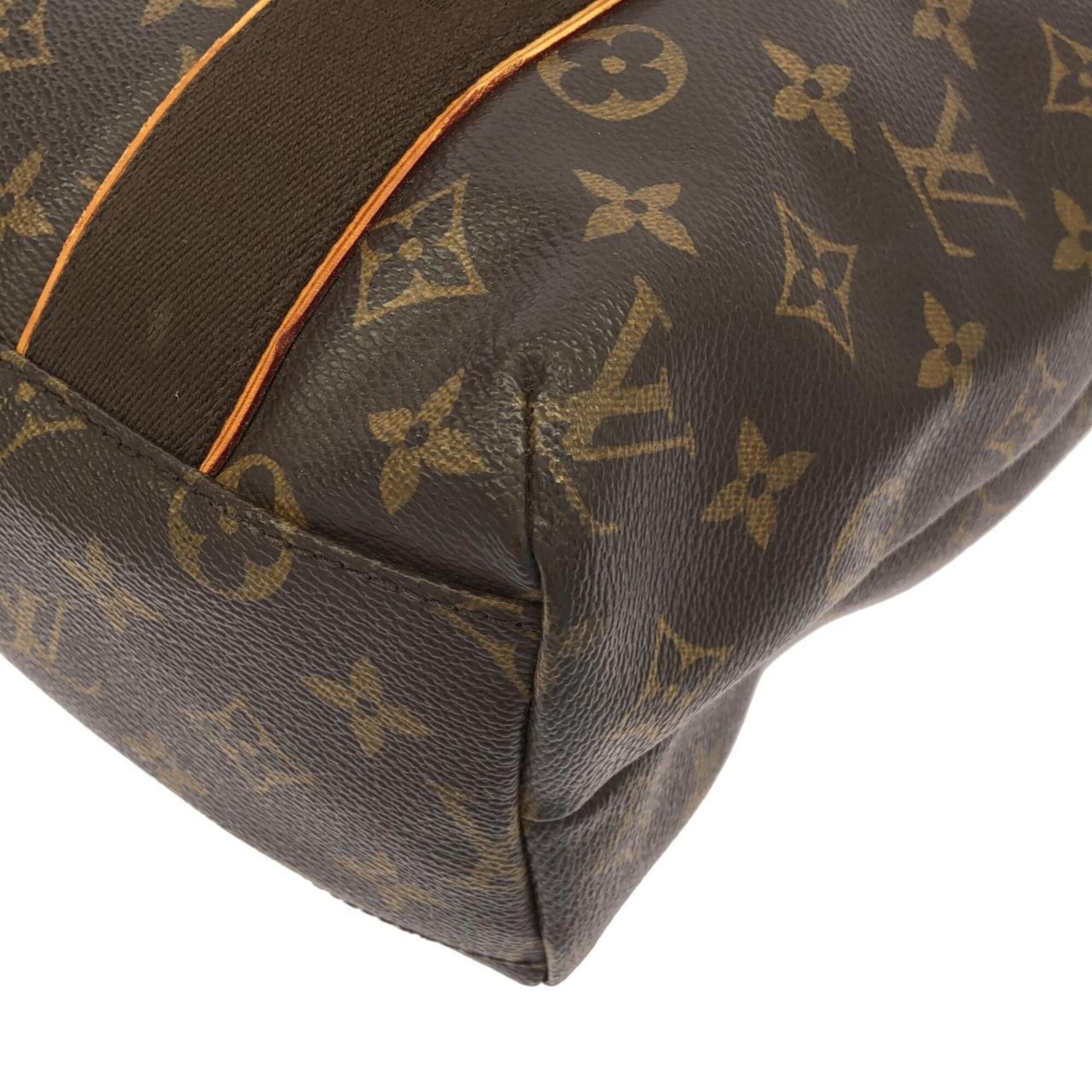 Louis Vuitton Marron Coated Canvas Handbag (Pre-Owned)
