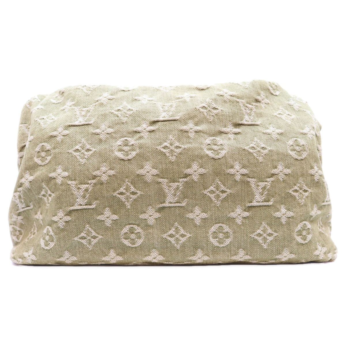 Louis Vuitton Khaki Monogram Denim Shoulder Bag (Pre-Owned)