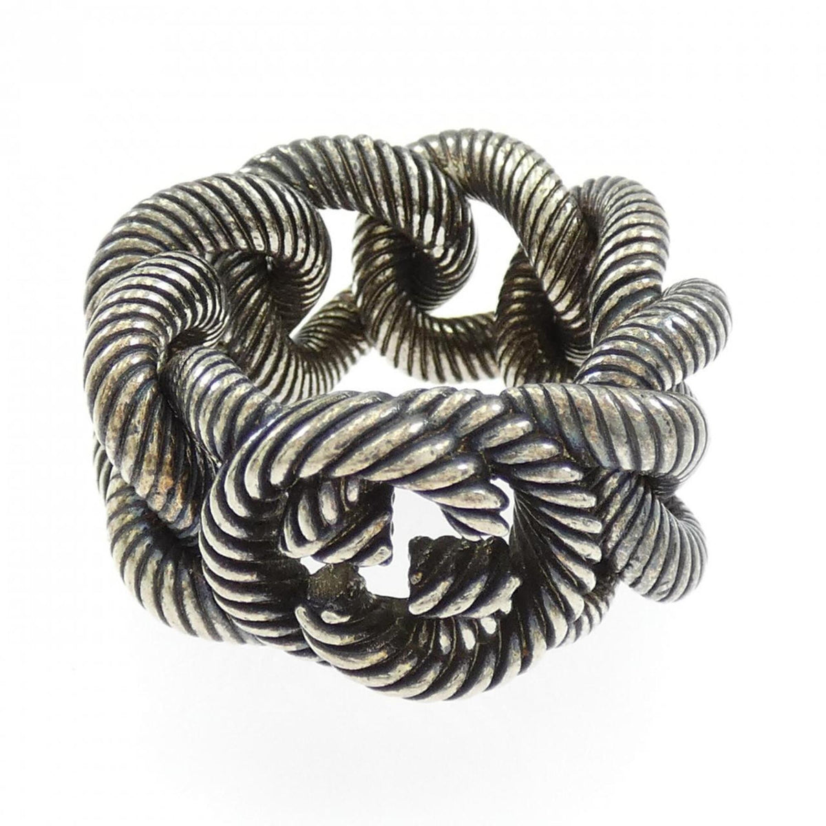 Gucci Silver 925 Band Ring (Pre-Owned)