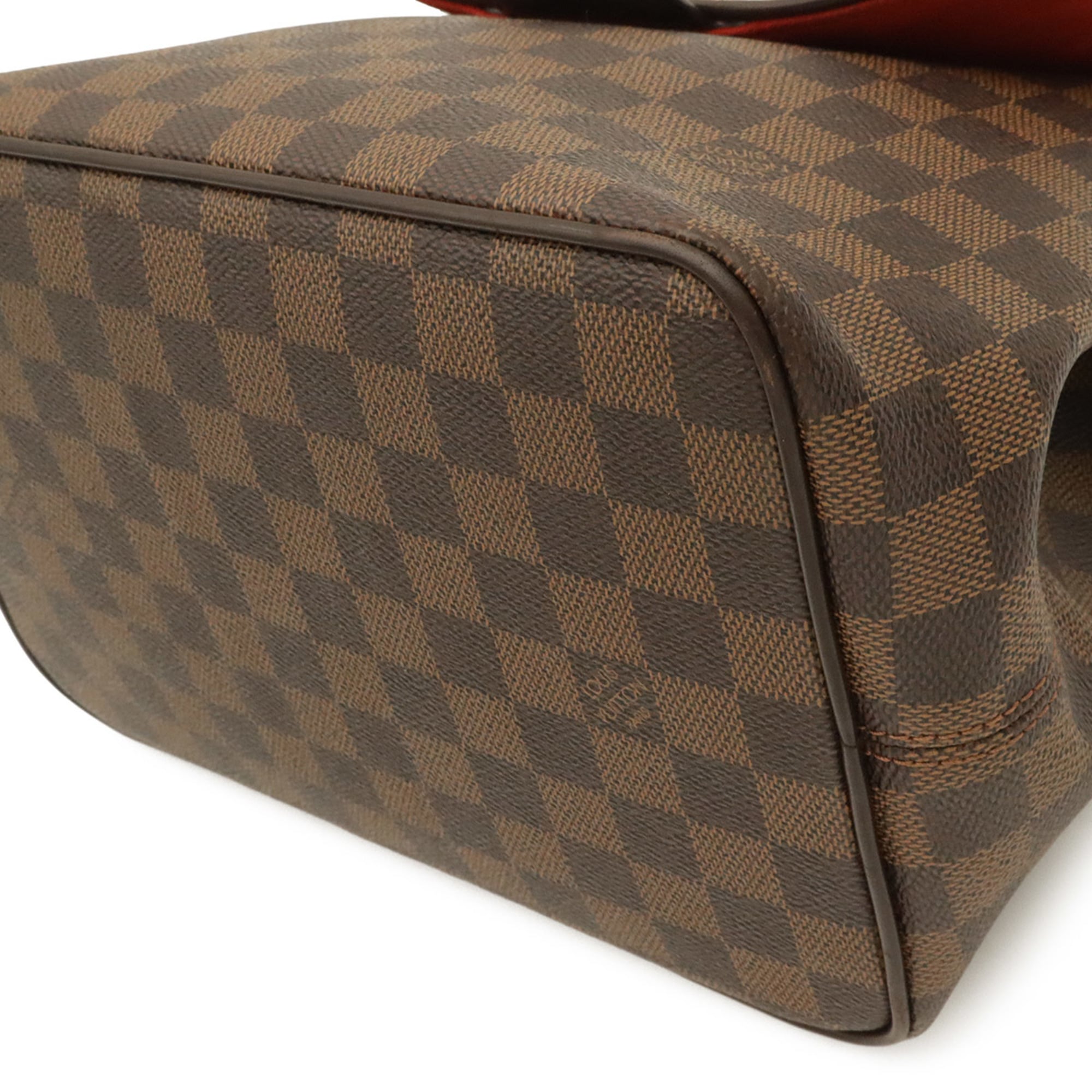 Louis Vuitton Brown Damier Canvas White Pvc Handbag Shoulder Bag (Pre-Owned)