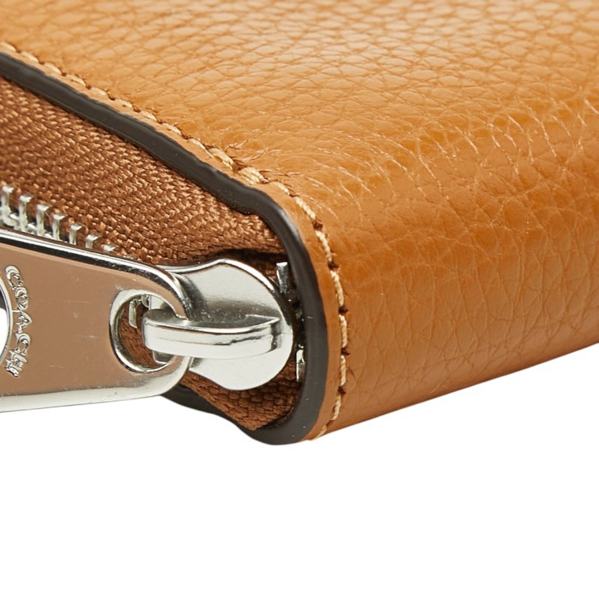 Gucci Brown Leather Long Wallet (Bi-Fold) (Pre-Owned)