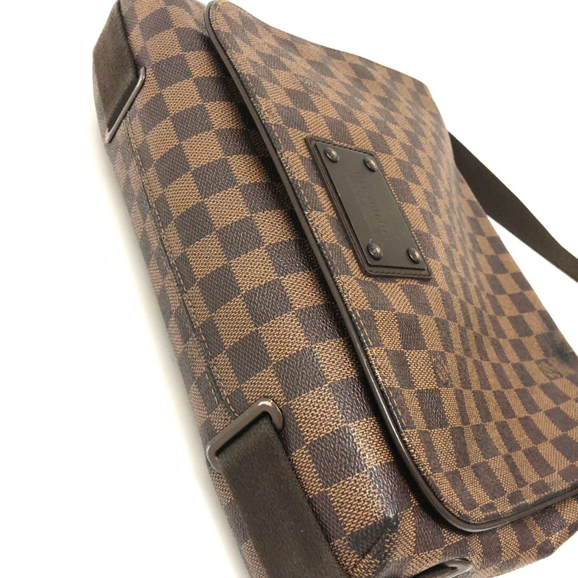 Louis Vuitton Damier Ebene Damier Canvas Messenger Bag Shoulder Bag (Pre-Owned)