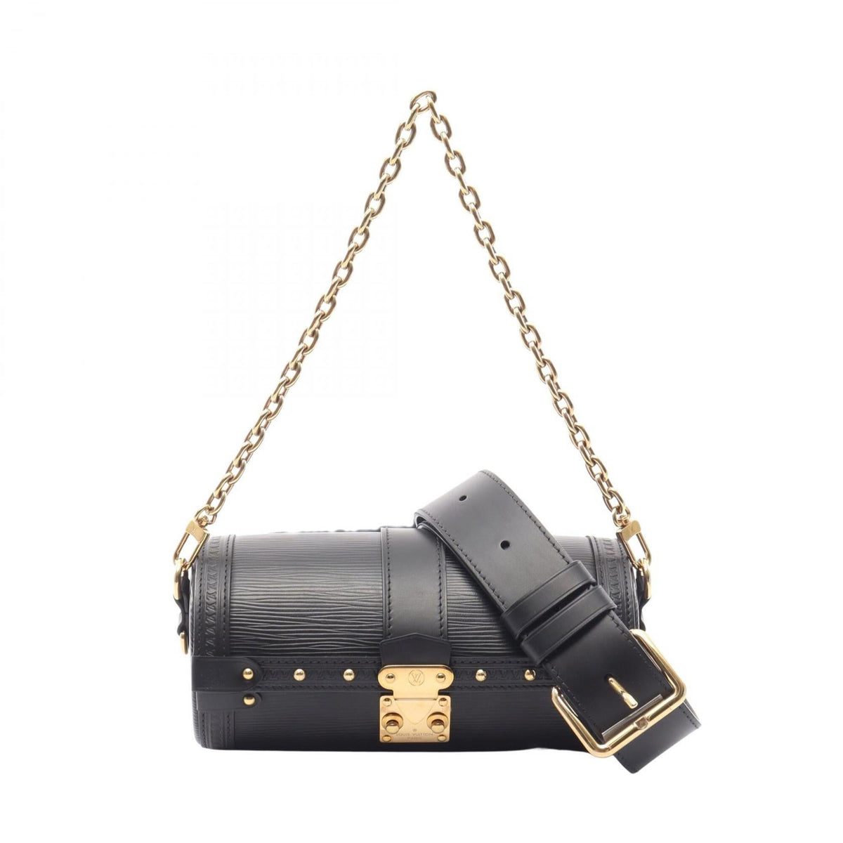 Louis Vuitton Black Epi Leather Handbag (Pre-Owned)