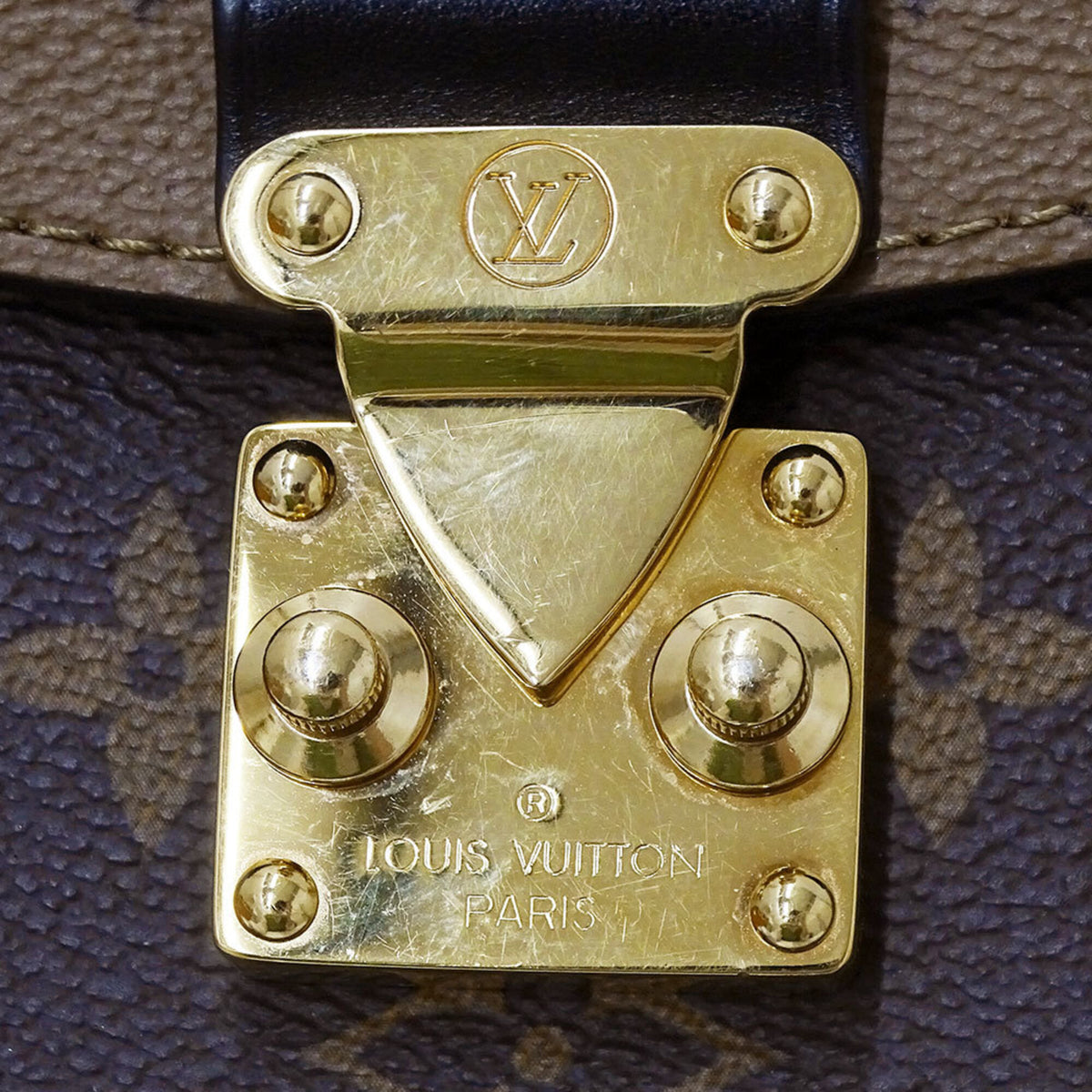 Louis Vuitton Brown Monogram Handbag Shoulder Bag (Pre-Owned)