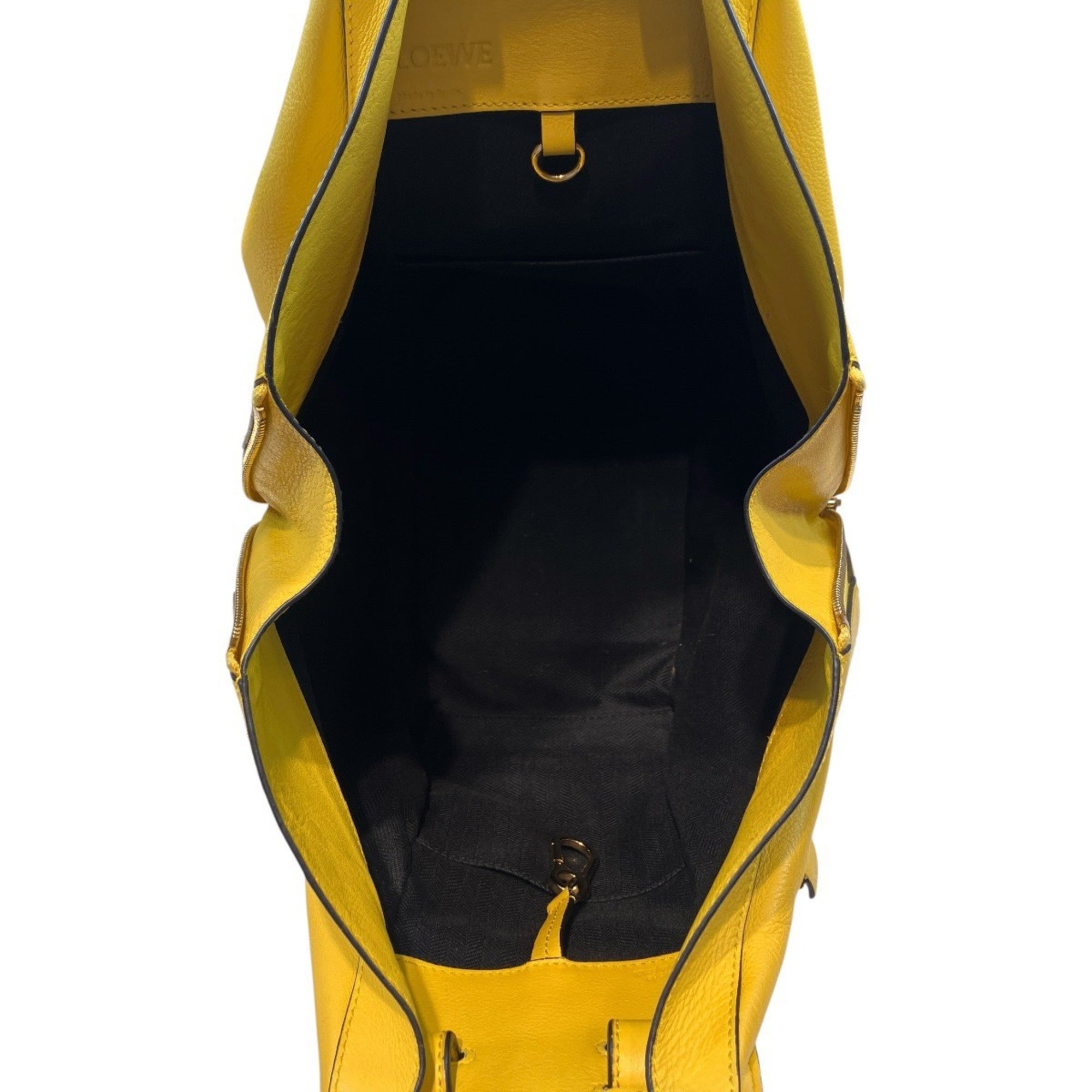 Loewe Yellow Leather Handbag (Pre-Owned)