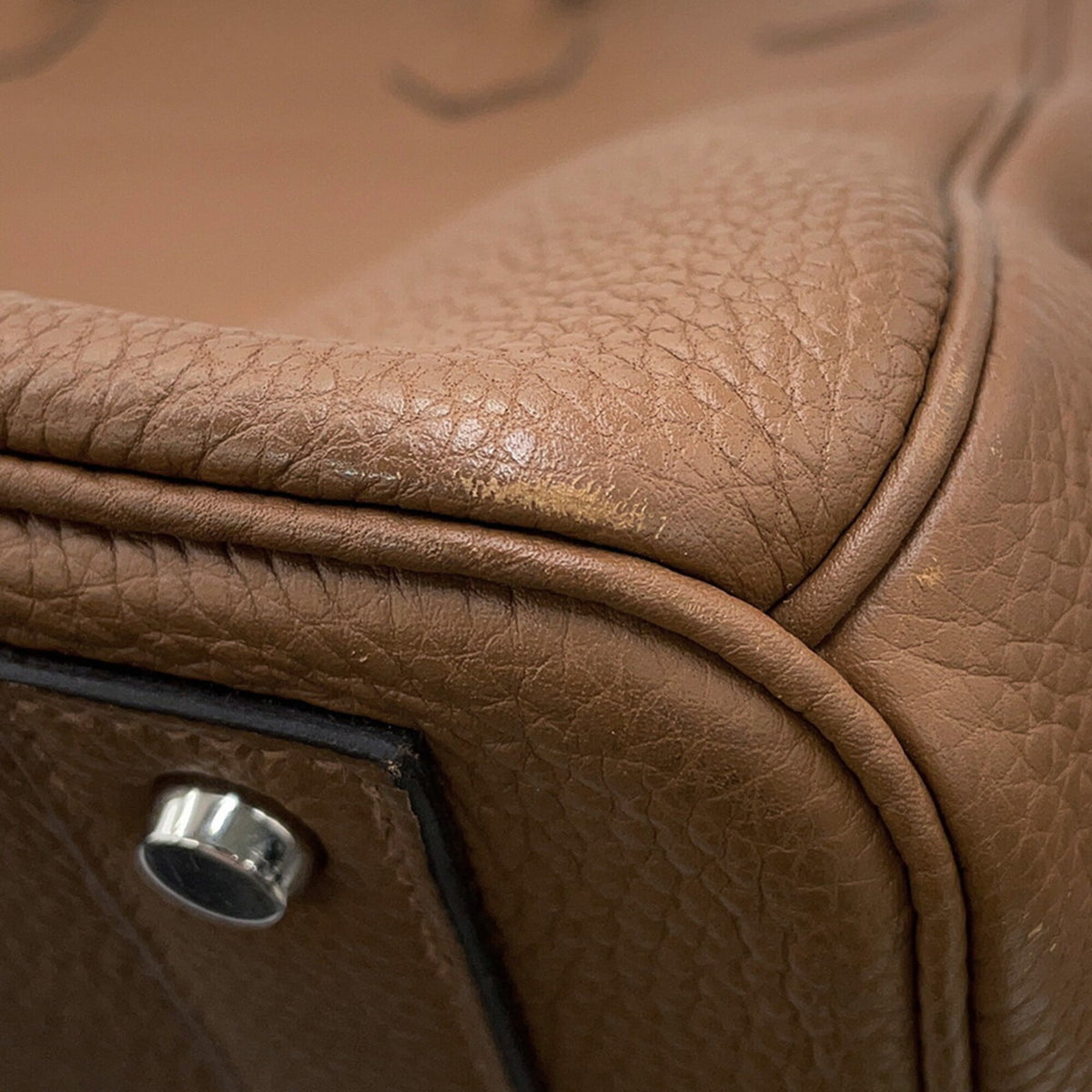 Hermes Haute A Courroies Alezan Togo Leather Handbag (Pre-Owned)