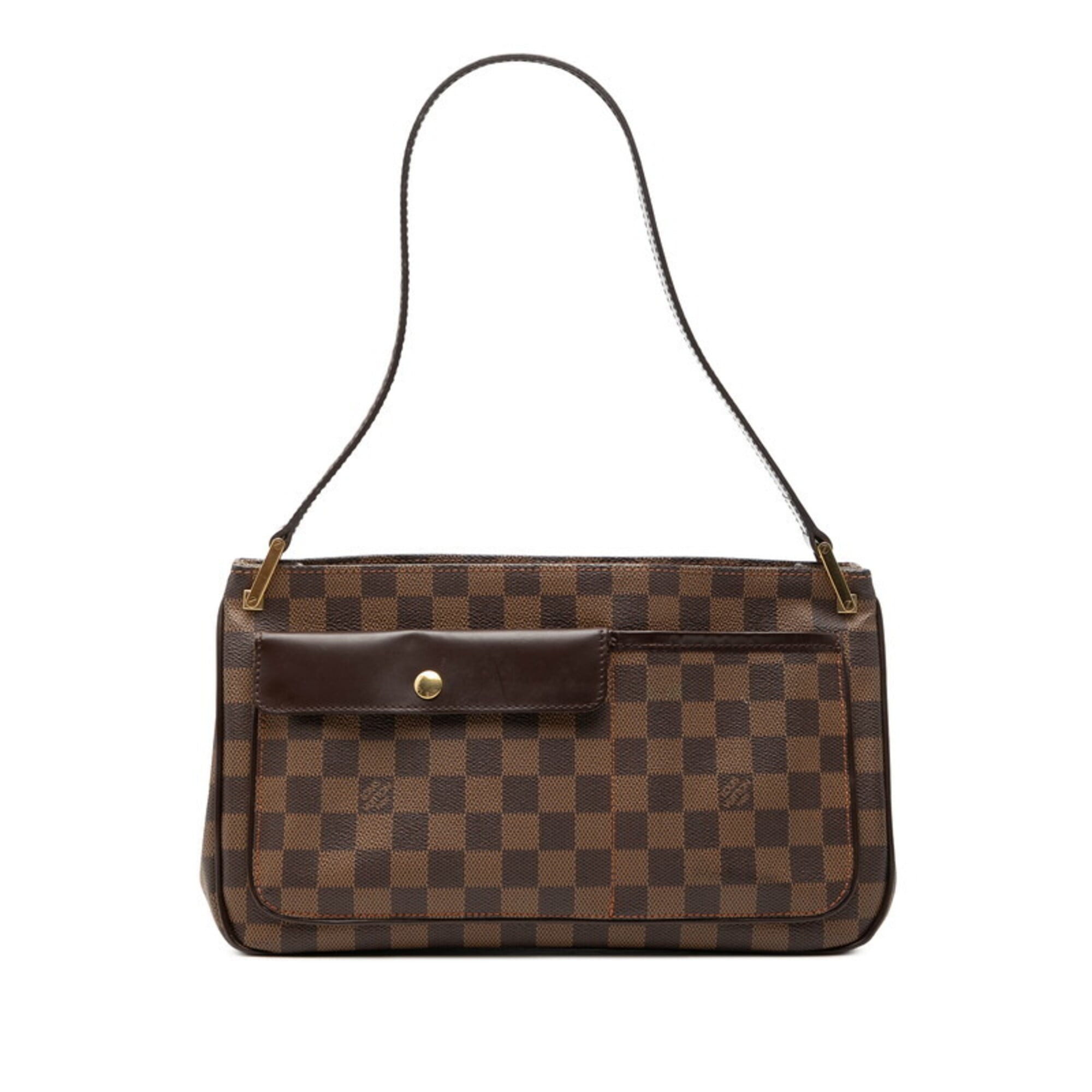 Louis Vuitton Brown Pvc Leather Shoulder Bag (Pre-Owned)