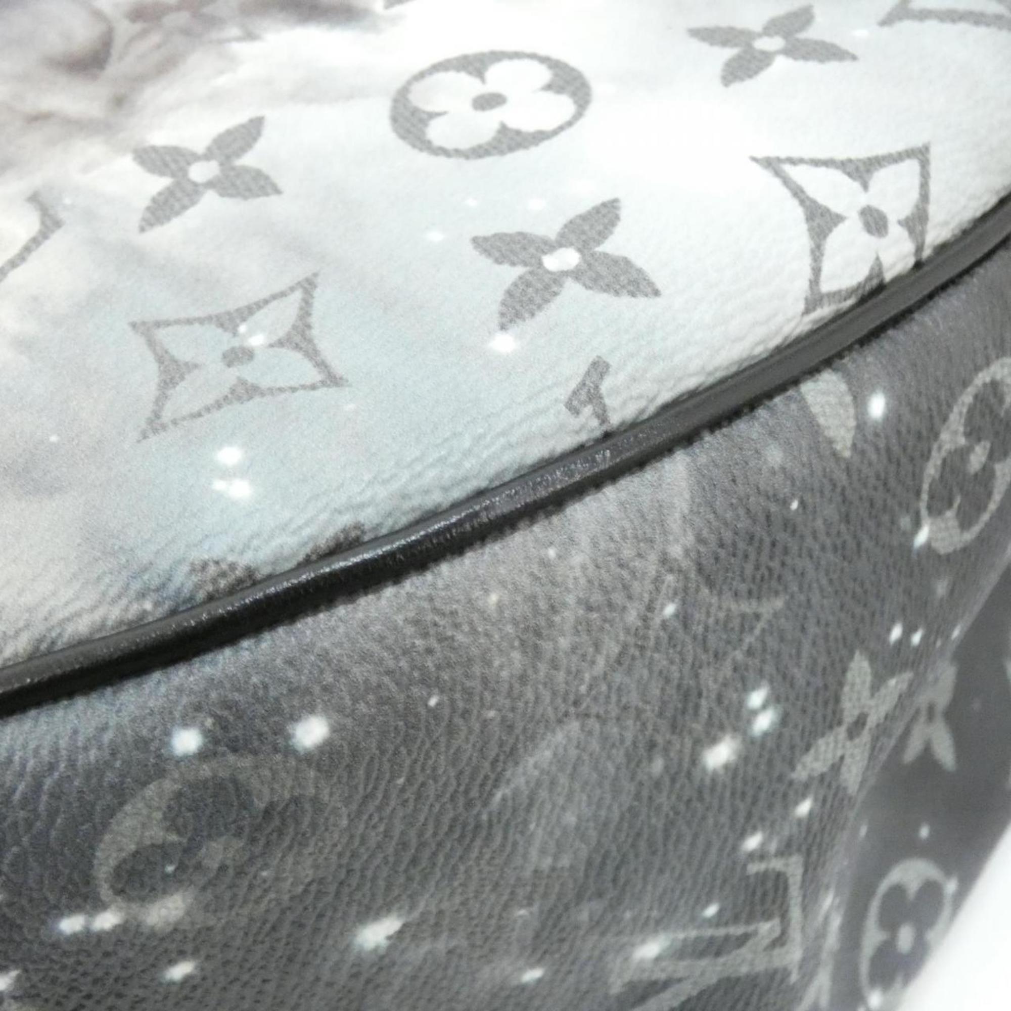 Louis Vuitton Black Silver Coated Canvas Shoulder Bag (Pre-Owned)