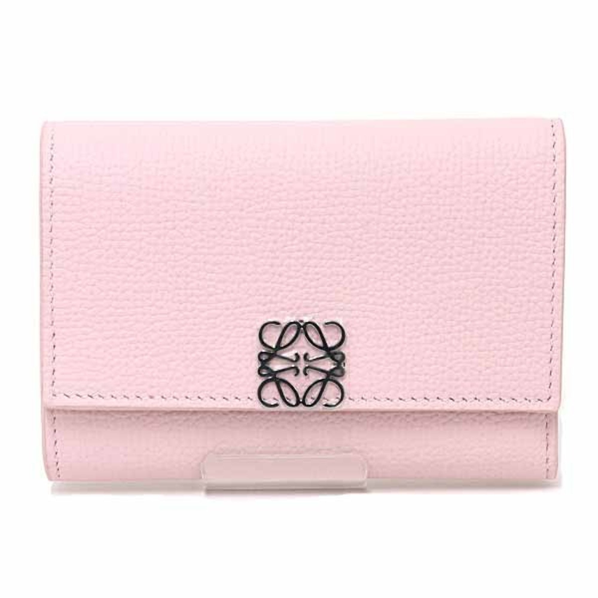 Loewe Pink Leather Wallet (Tri-Fold) (Pre-Owned)
