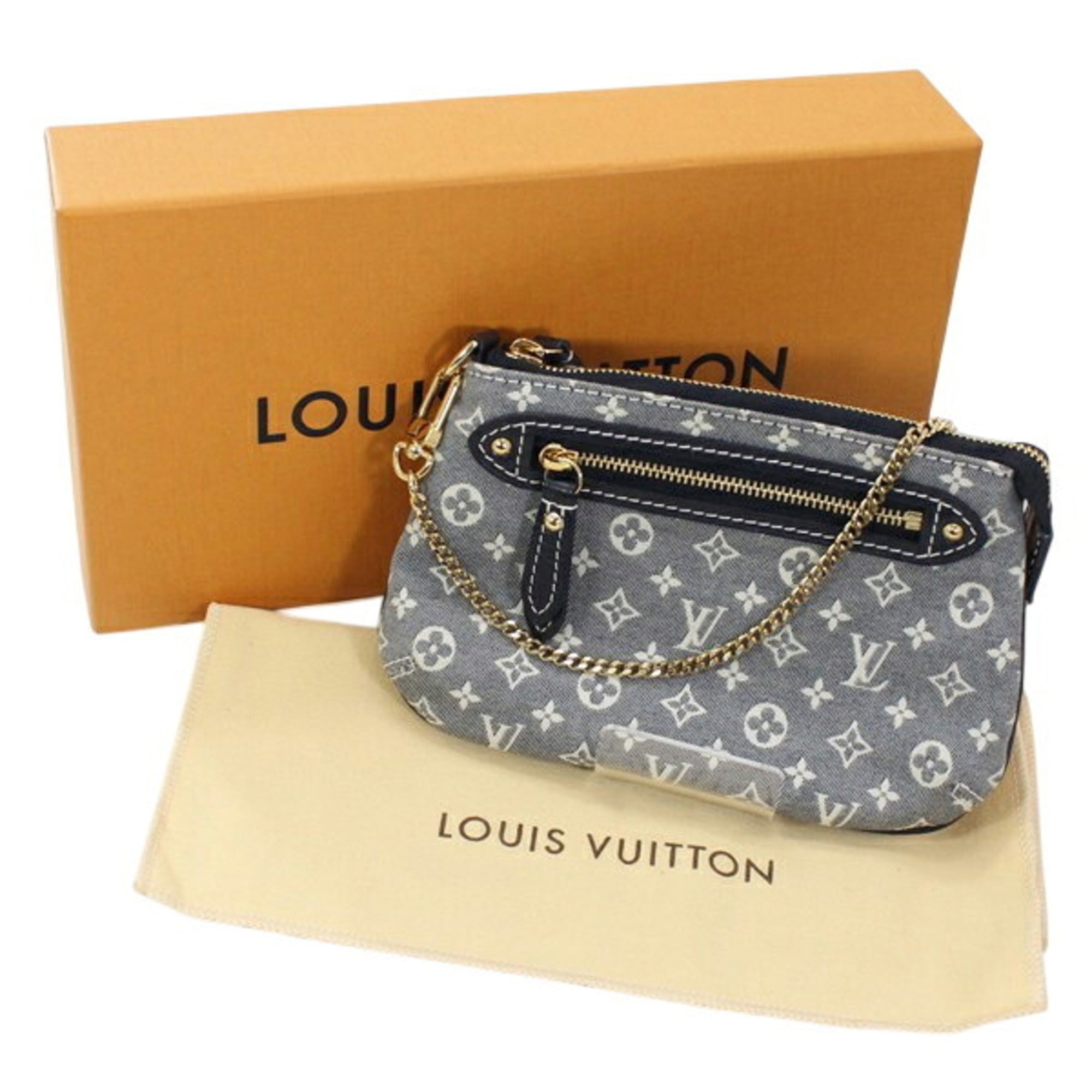 Louis Vuitton Ancre Monogram Navy Canvas Monogram Idylle Handbag Pochette Pouch (Pre-Owned)