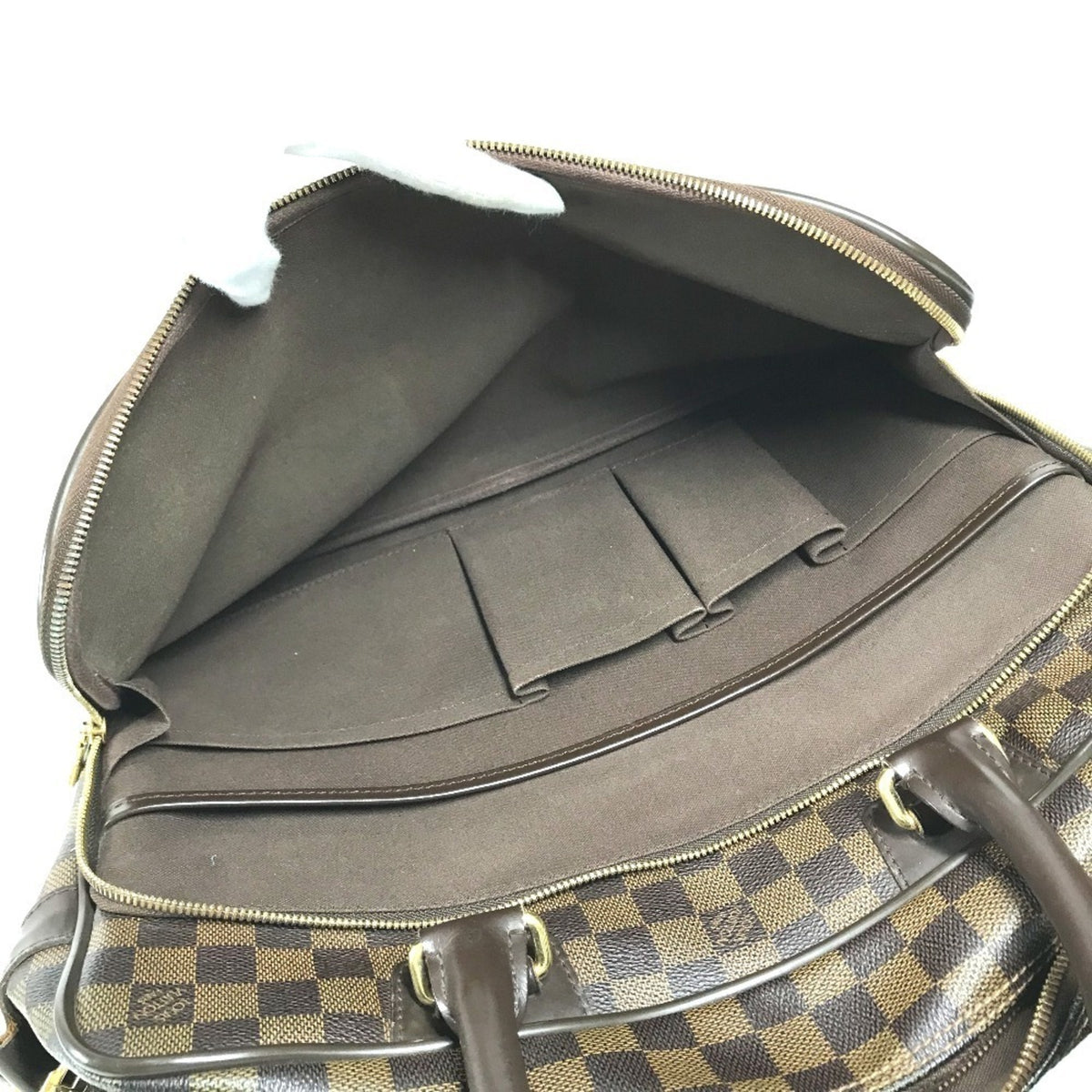 Louis Vuitton Brown Damier Canvas Ebene Galle Damier Canvas Briefcase Handbag Shoulder Bag (Pre-Owned)