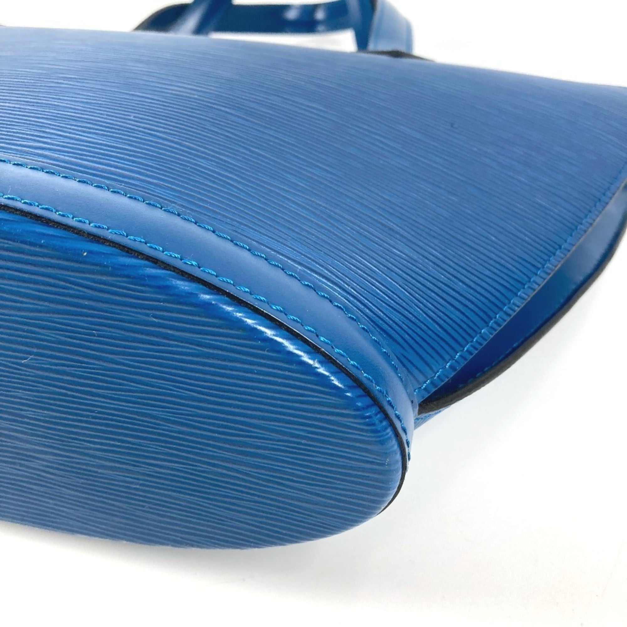 Louis Vuitton Epi Blue Toledo Blue Epi Leather Shoulder Bag Tote Bag (Pre-Owned)