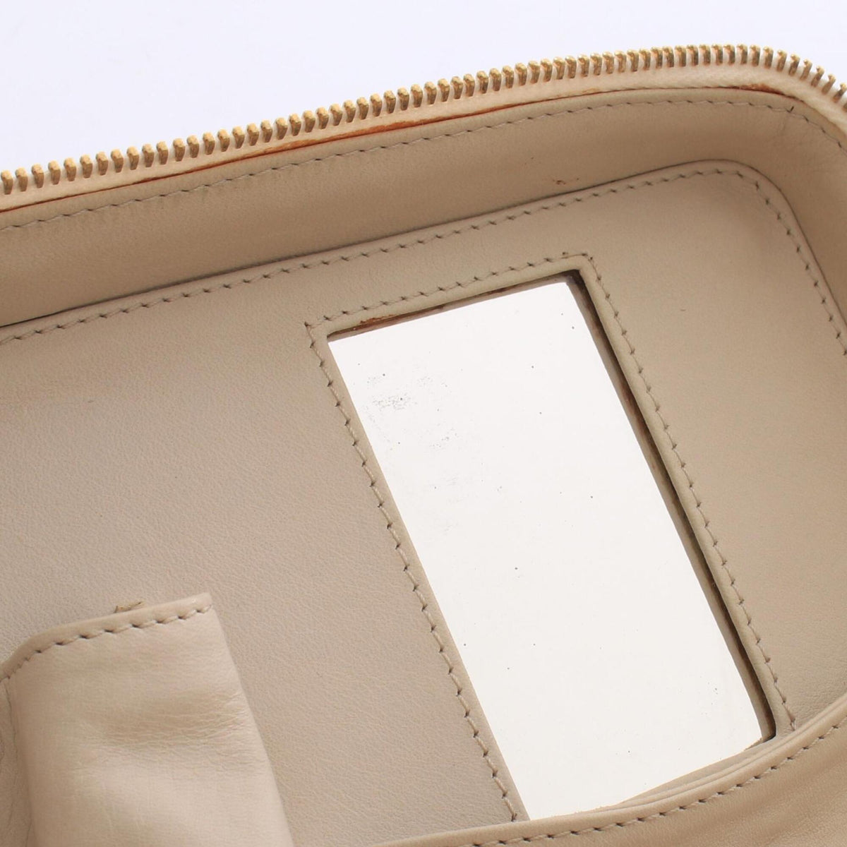 Chanel Ivory Canvas Handbag (Pre-Owned)