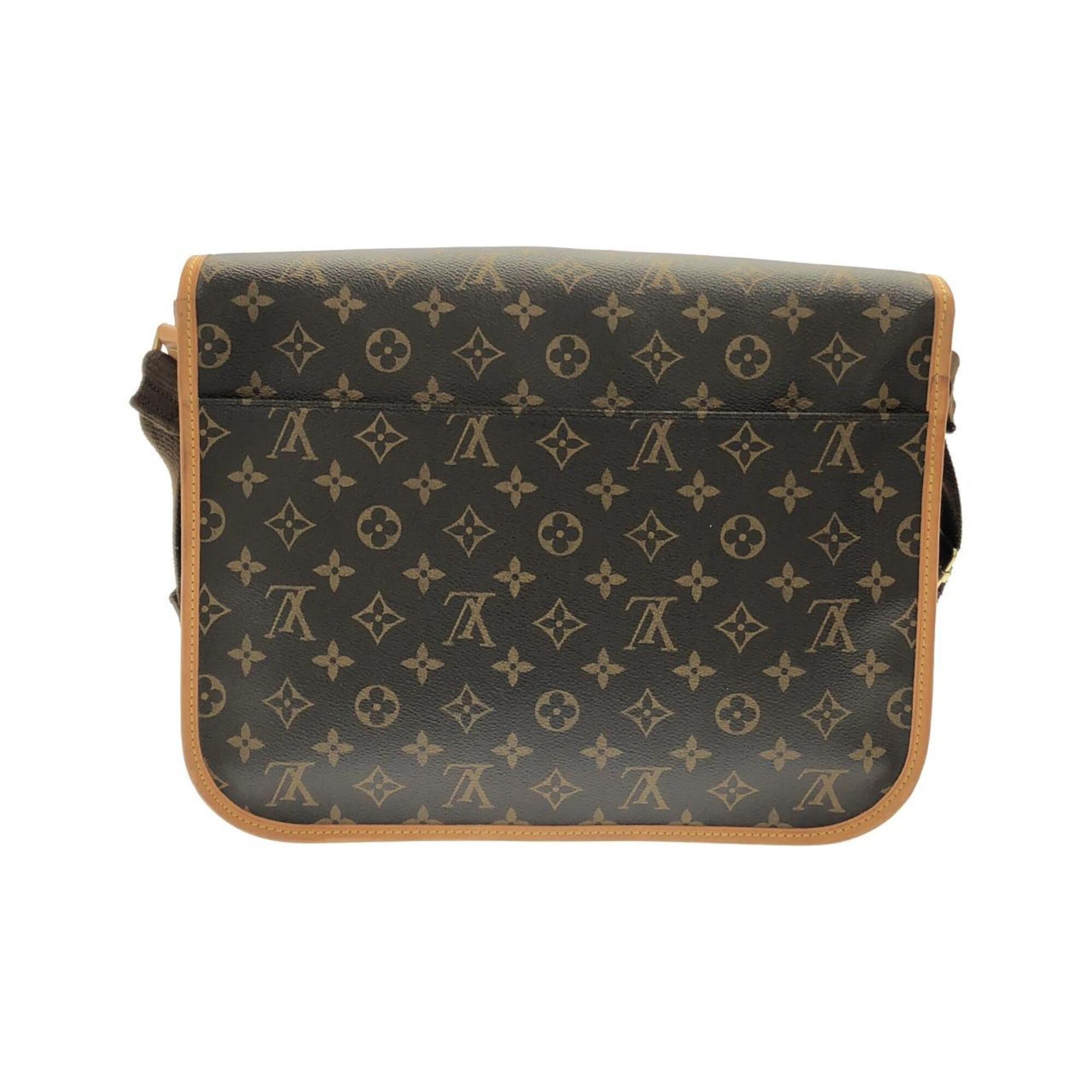 Louis Vuitton Marron Coated Canvas Shoulder Bag (Pre-Owned)