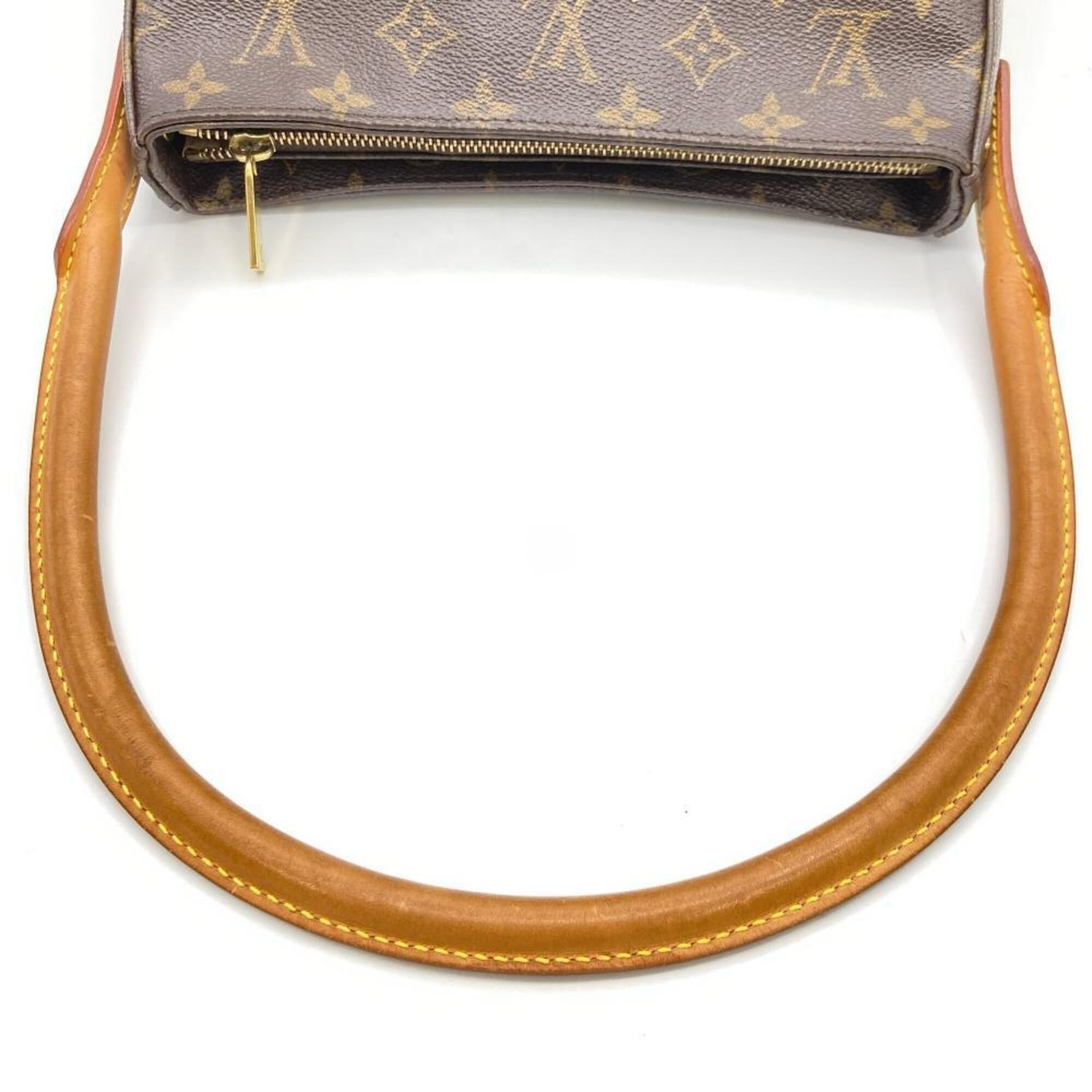 Louis Vuitton Brown Monogram Canvas Shoulder Bag (Pre-Owned)