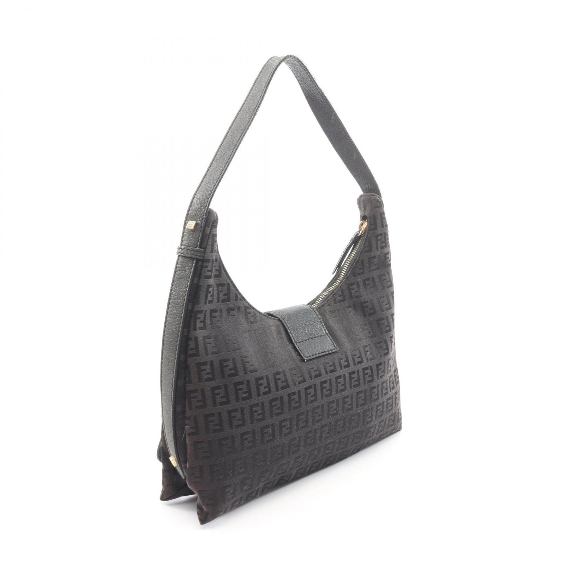 Fendi Brown Pvc Leather Handbag Shoulder Bag (Pre-Owned)