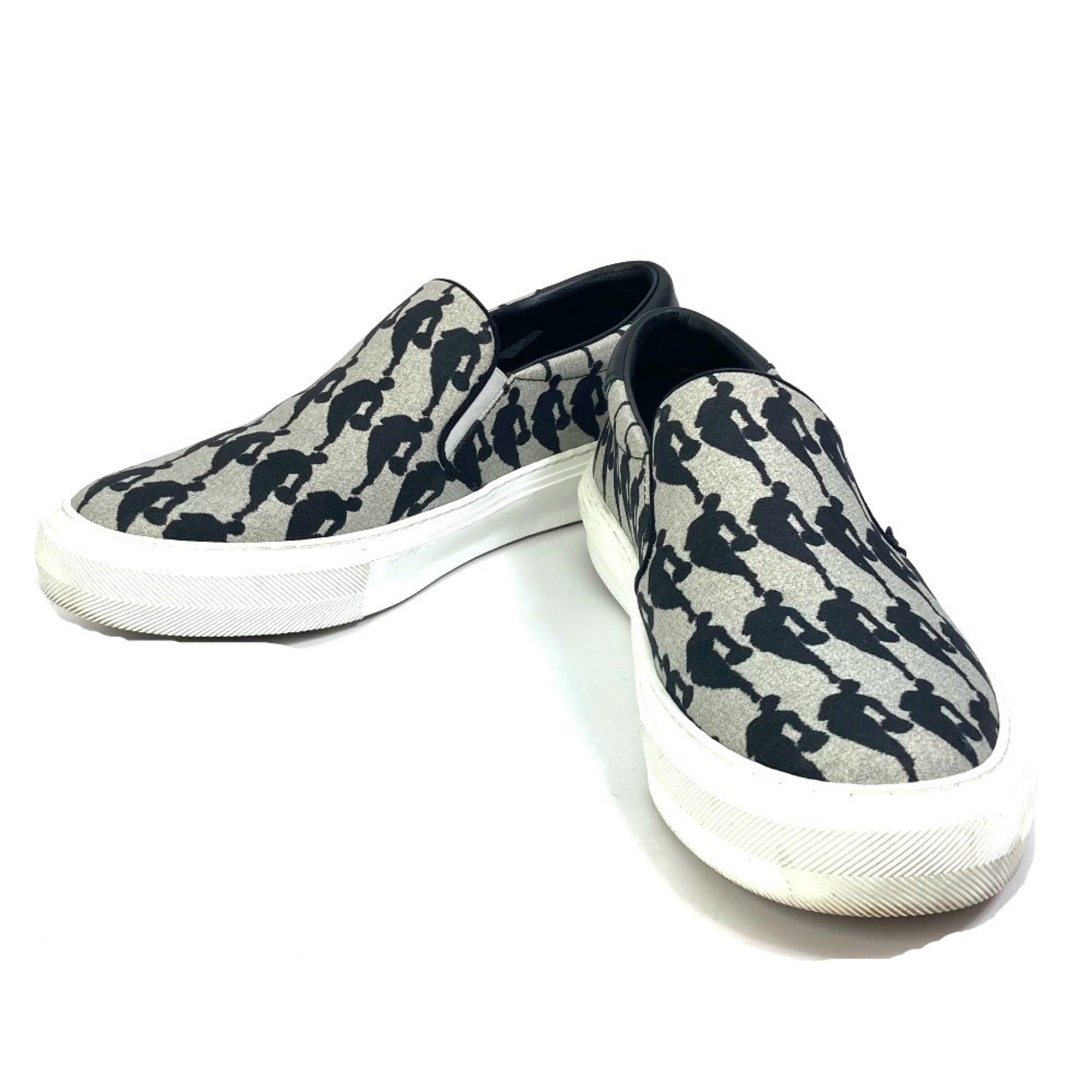 Louis Vuitton Black Gray Sneakers (Pre-Owned)