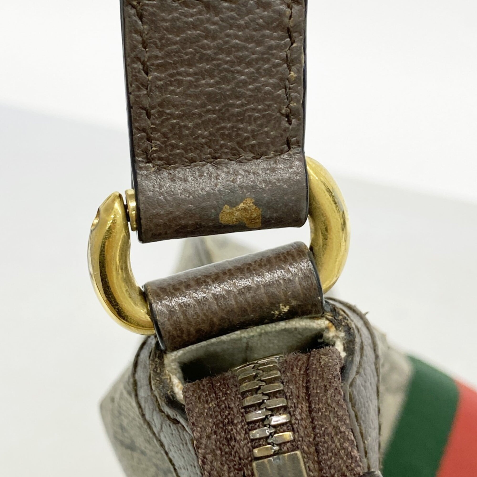 Gucci Brown Pvc Shoulder Bag (Pre-Owned)