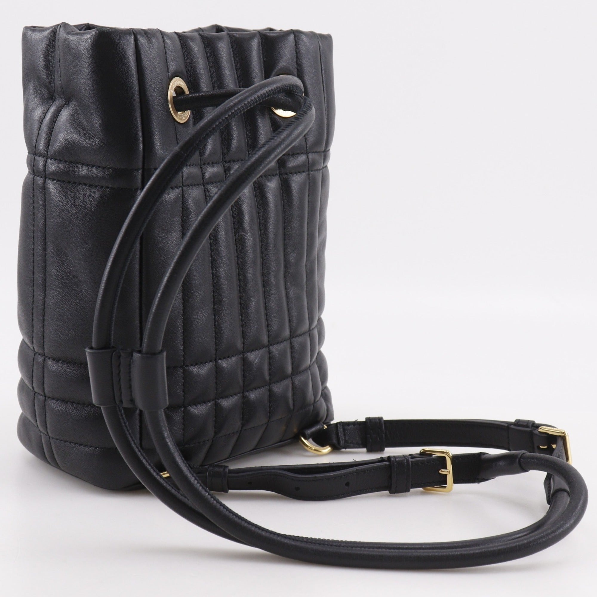 Burberry Black Leather Backpack (Pre-Owned)