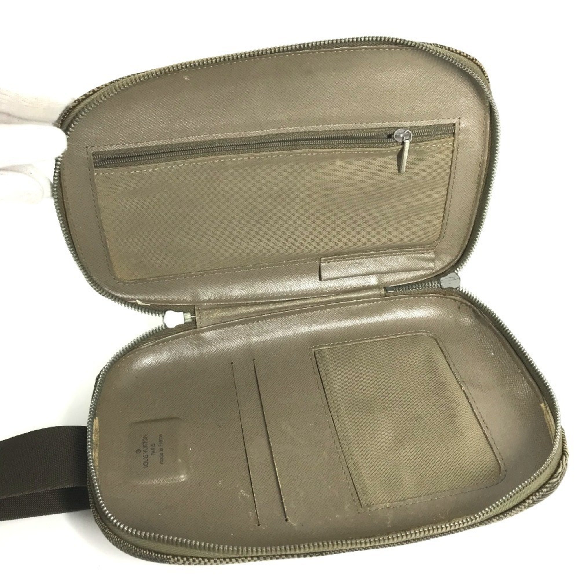Louis Vuitton Galle Khaki Damier Geant Shoulder Bag Sling Bag (Pre-Owned)