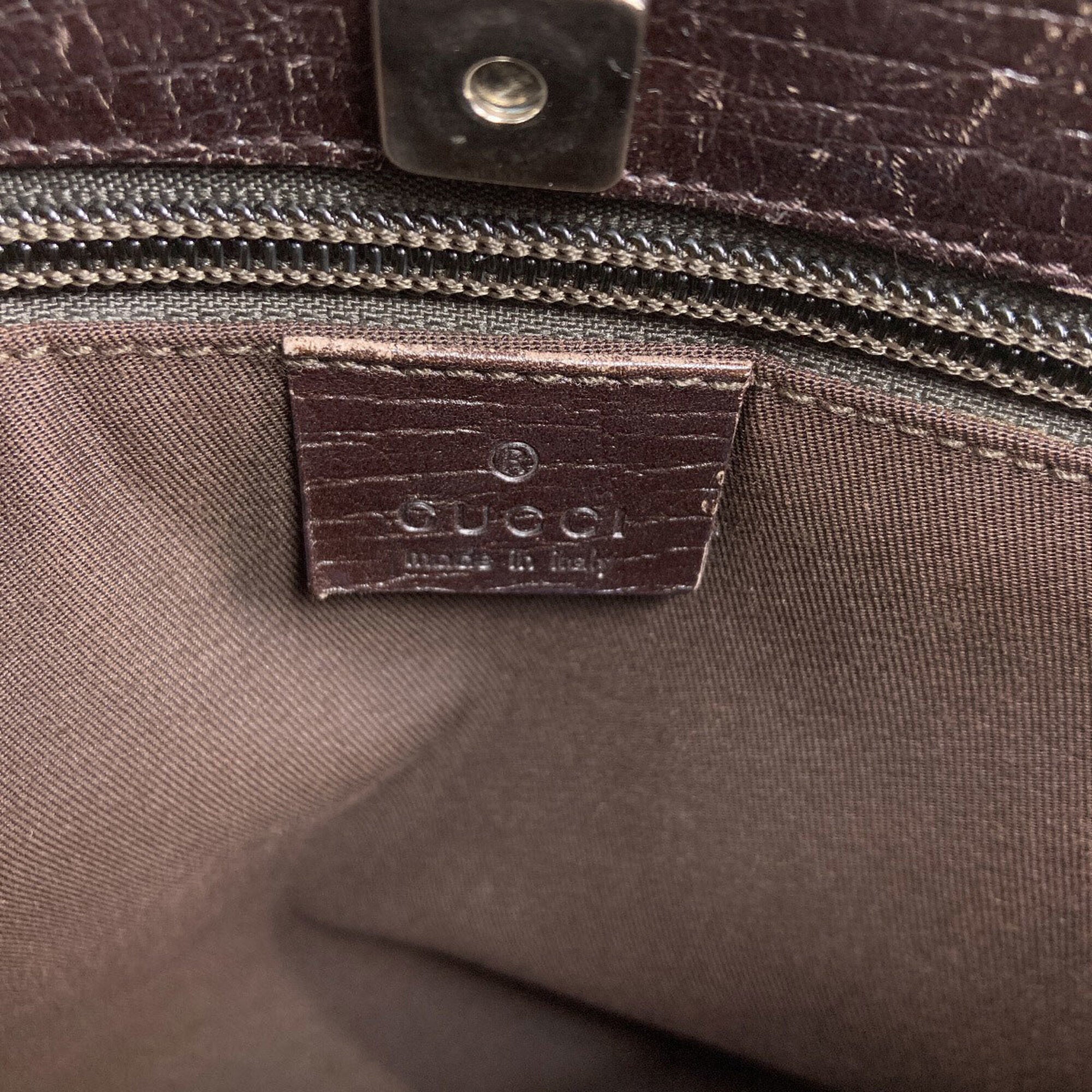 Gucci Brown Pvc Tote Bag (Pre-Owned)