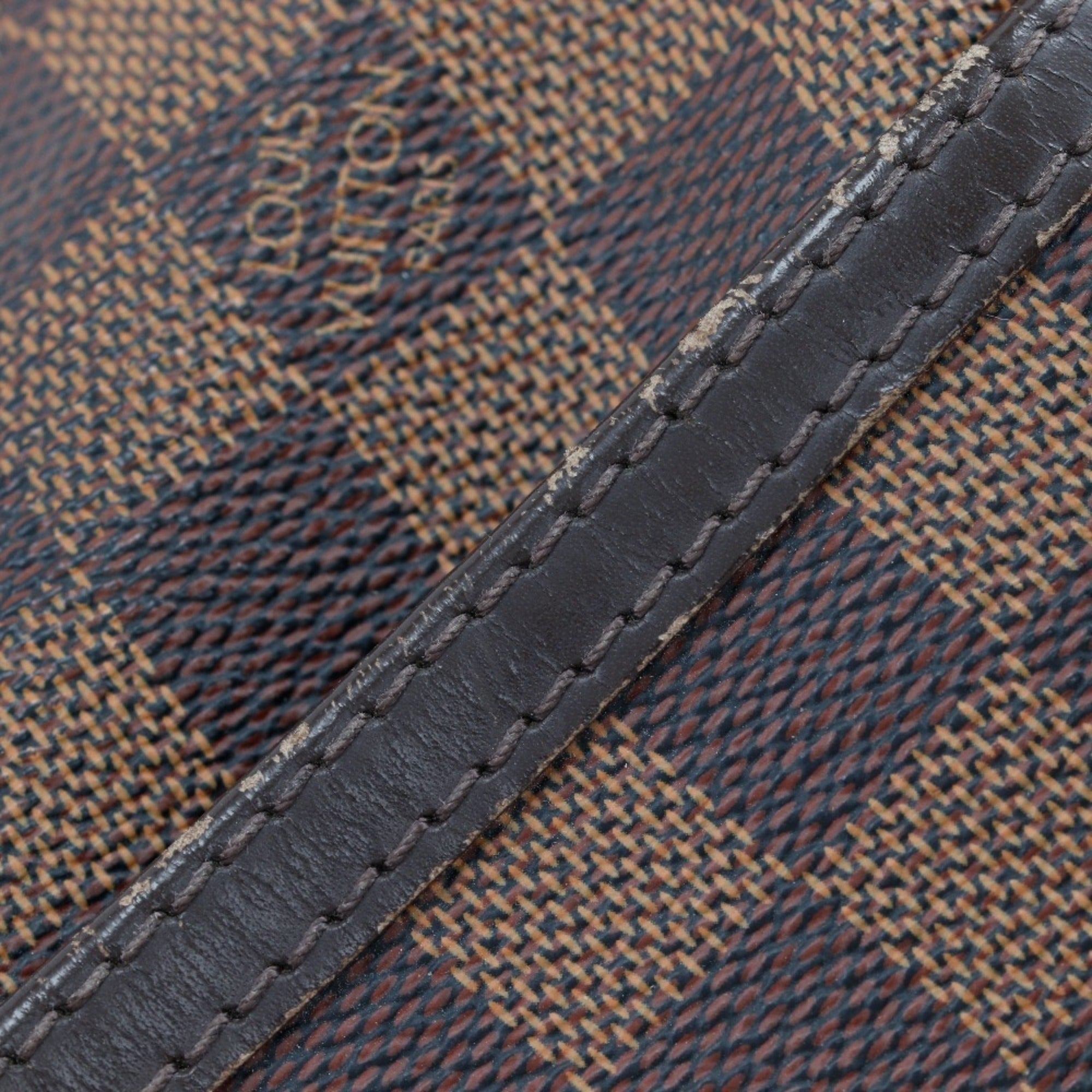 Louis Vuitton Brown Damier Canvas Shoulder Bag (Pre-Owned)