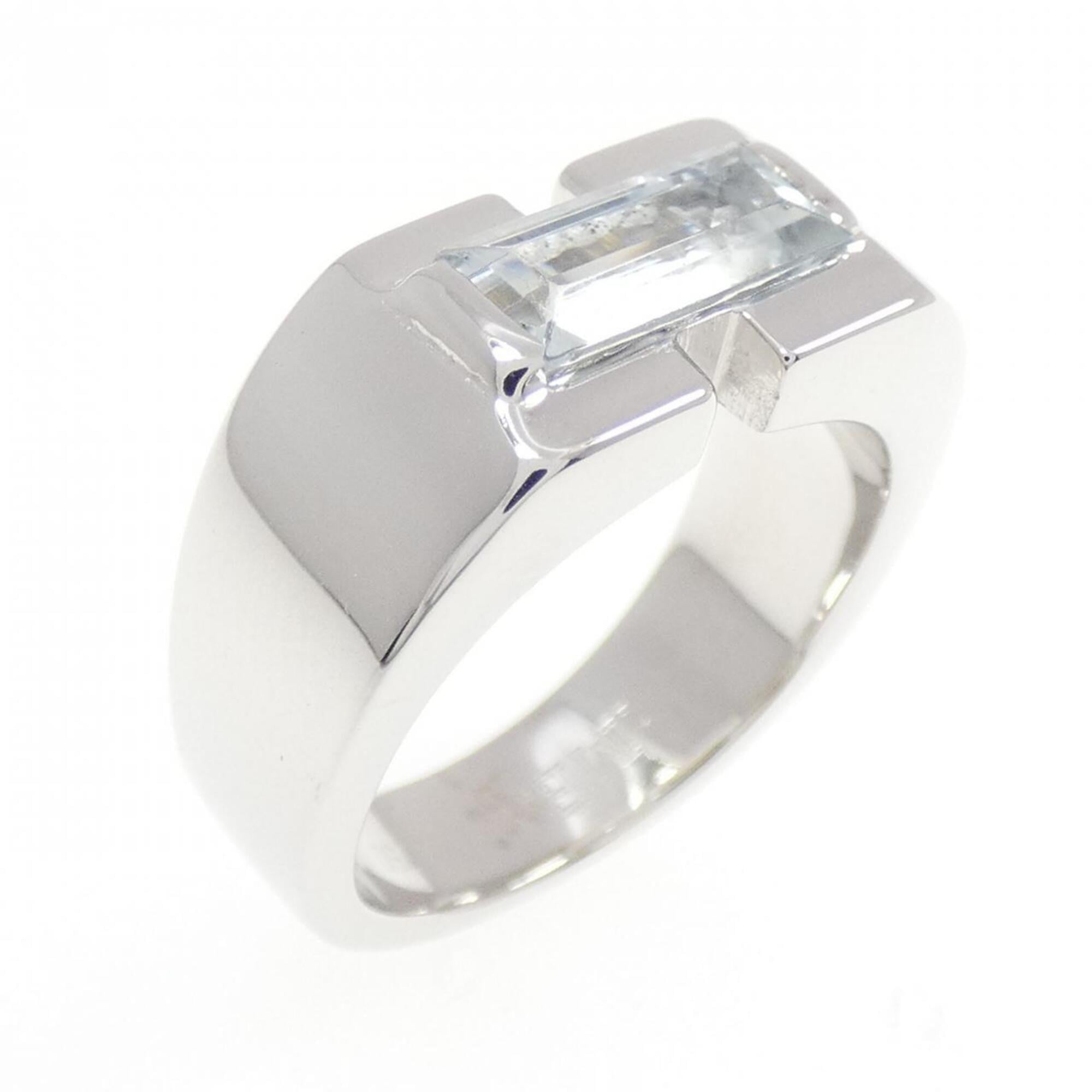 Hermes White Gold White Gold (18K) Band Ring (Pre-Owned)